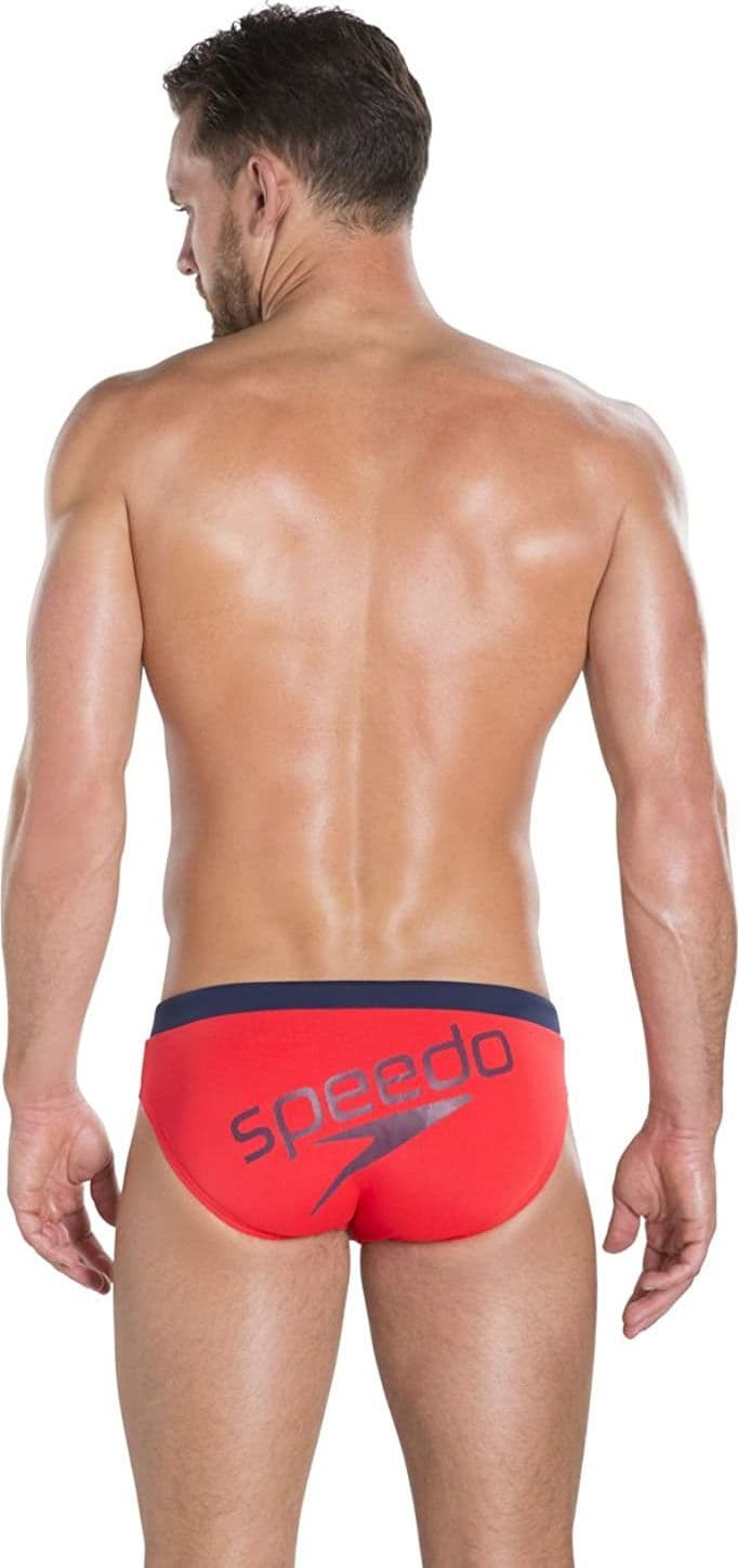 Speedo Ess Logo Brf Costume Da Bagno, Uomo Rosso Lava/Navy in Pantaloncini e calzoncini Scontolo.net - Potenza, commercioVirtuoso.it