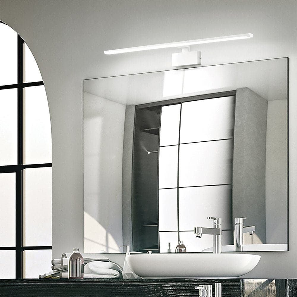 Applique Moderna Alma Metallo Bianco Led 18W 3000K Luce Calda in Luci da specchio LuceArt - Montecorvino Pugliano, commercioVirtuoso.it