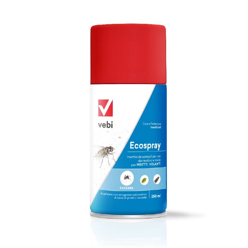 Vebi Ecospray 250ml insetticida repellente spray contro insetti volanti