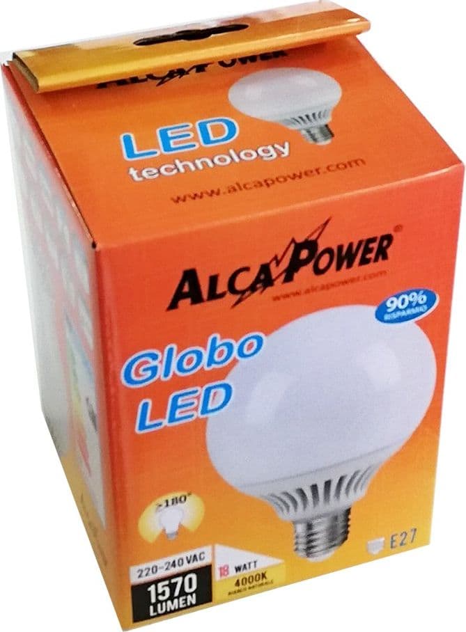 Alca Power G130 20W 220V 2100LM 4000K E27 lampada globo a led in Lampadine a LED Aloiserw.com - Altomonte, commercioVirtuoso.it