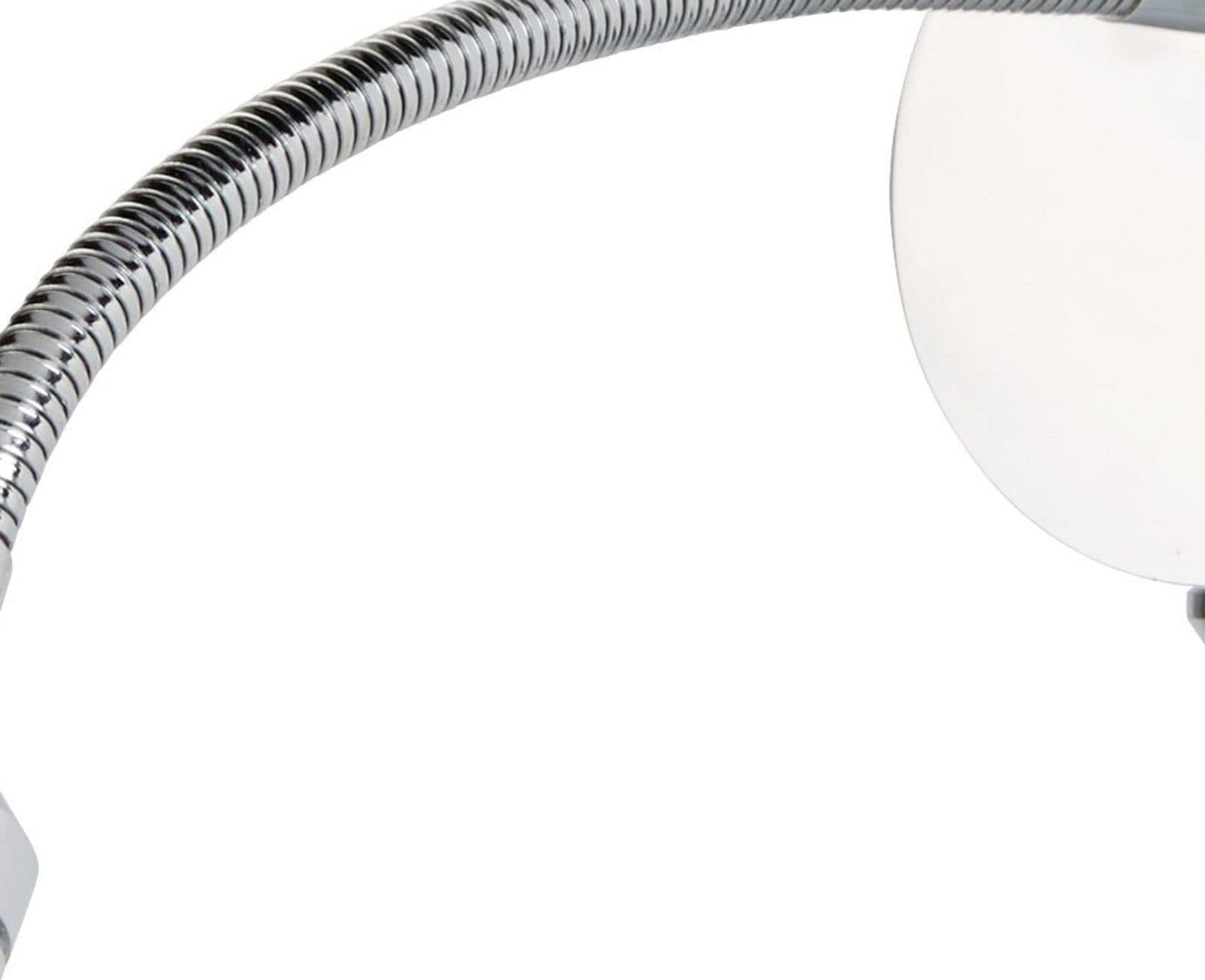 Applique Contemporanea Flexy Acciaio Cromo Led 0,75W 3000K in Lampade da parete LuceArt - Montecorvino Pugliano, commercioVirtuoso.it