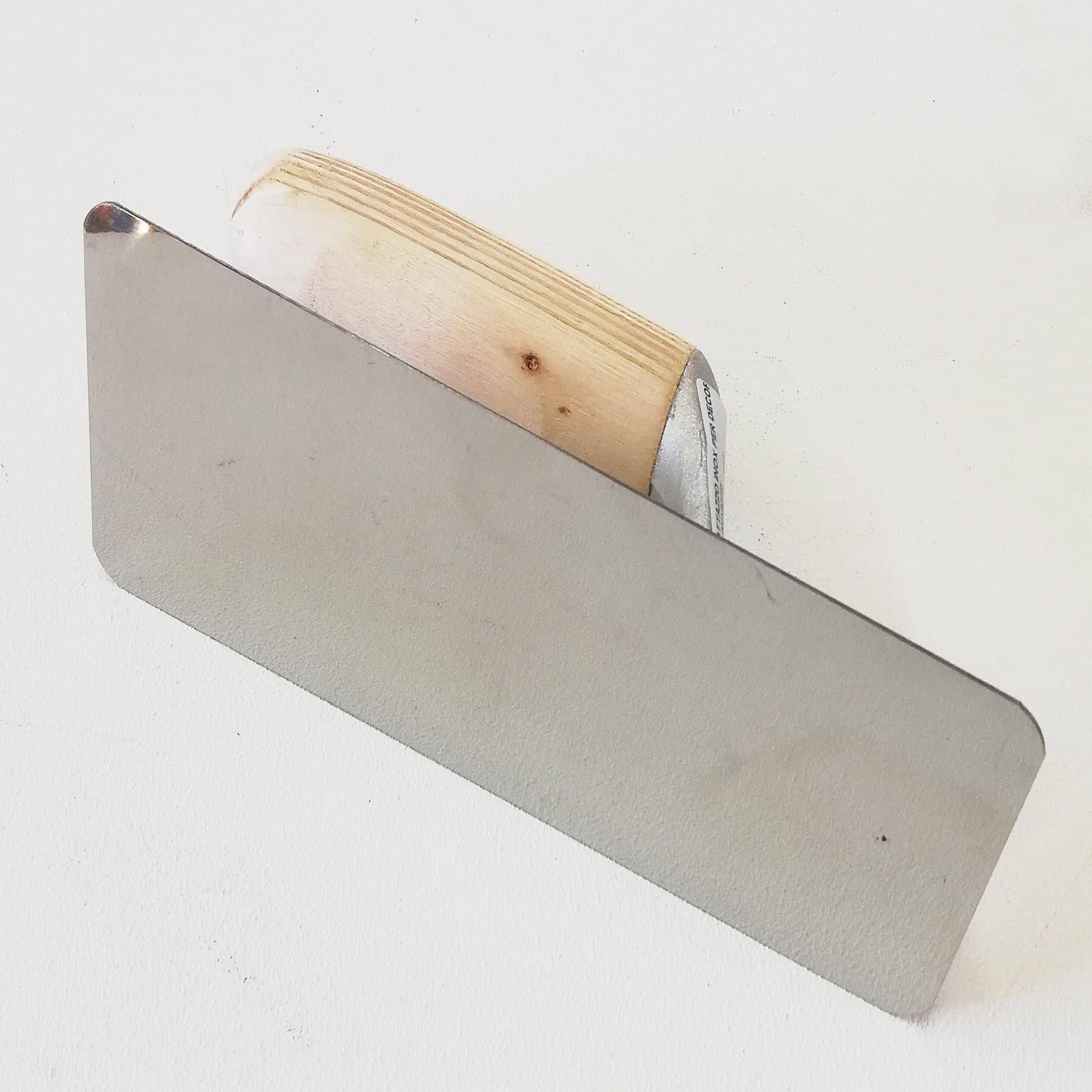 Fiorellini 200x80mm frattone frattazzo liscio con bordo arrotondato per decorativi in acciaio inox manico in legno in Cazzuole di finitura Aloiserw.com - Altomonte, commercioVirtuoso.it