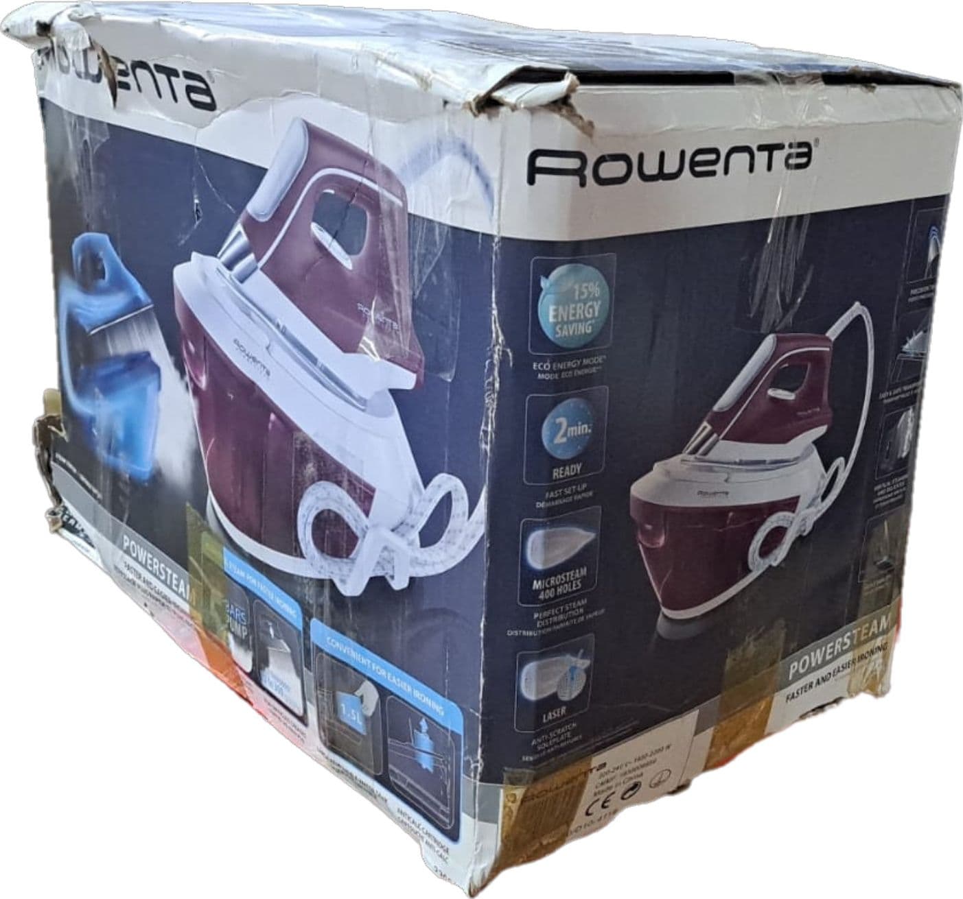 Rowenta Power Steam Ferro da stiro VR8216F0 2200 W, Viola in Ferri a vapore Ecoprice.it - Avellino, commercioVirtuoso.it