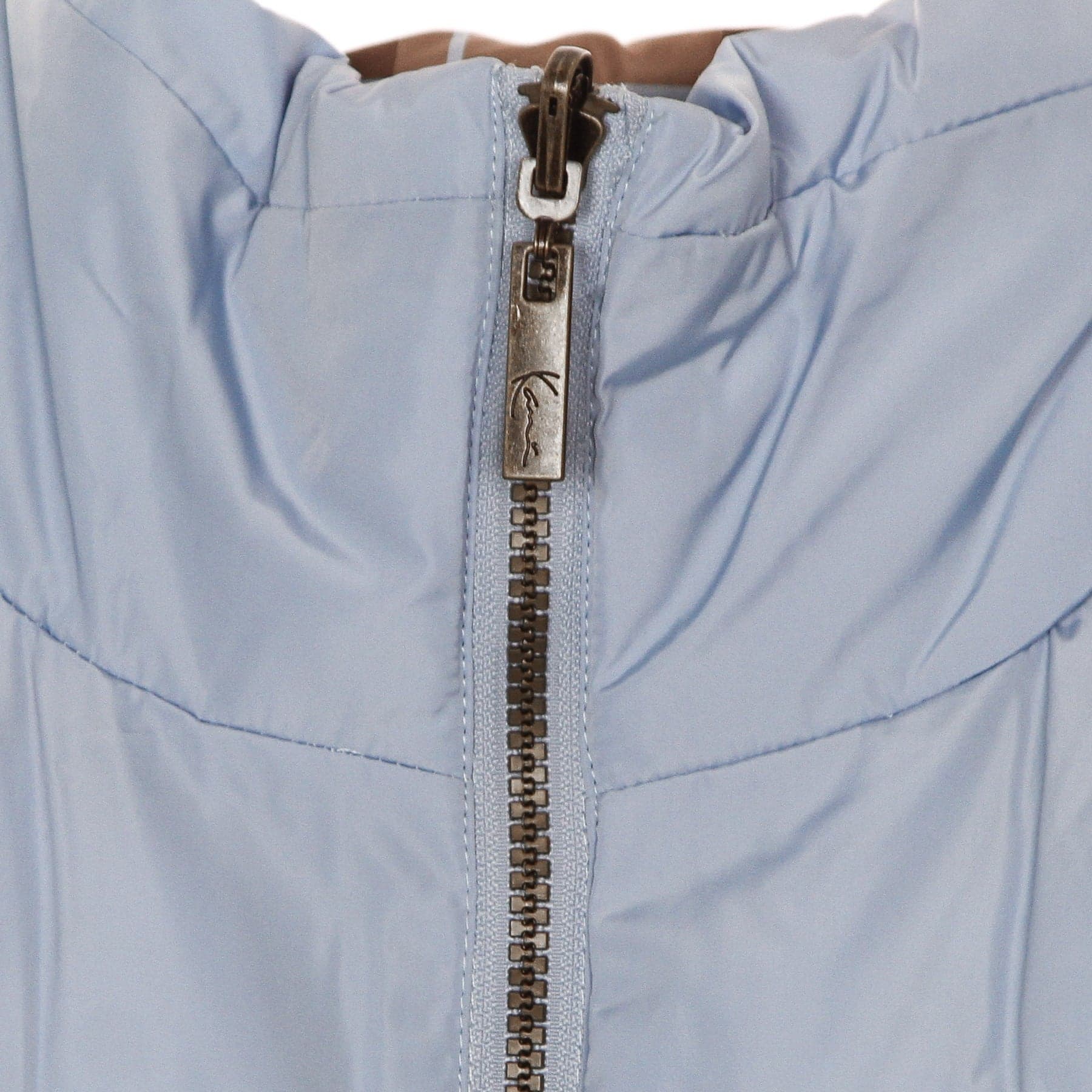 KARL KANI Piumino Donna Retro Reversible Puffer Jacket Light Blue/brown da donna in Giacche Drestige - Casamassima, commercioVirtuoso.it