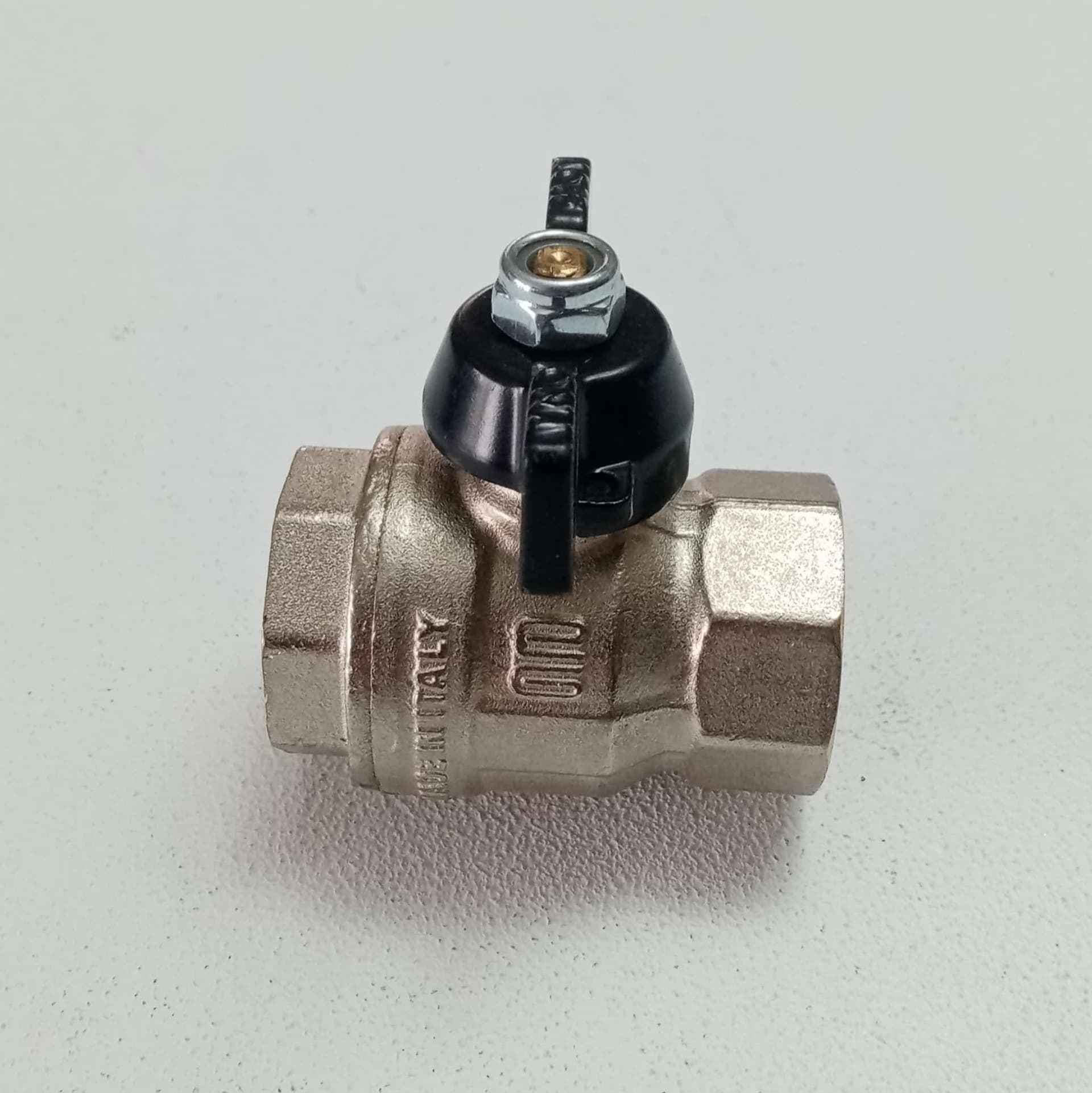 Enolgas valvola sfera saracinesca 3/4" FF leva corta nera in Accessori Aloiserw.com - Altomonte, commercioVirtuoso.it