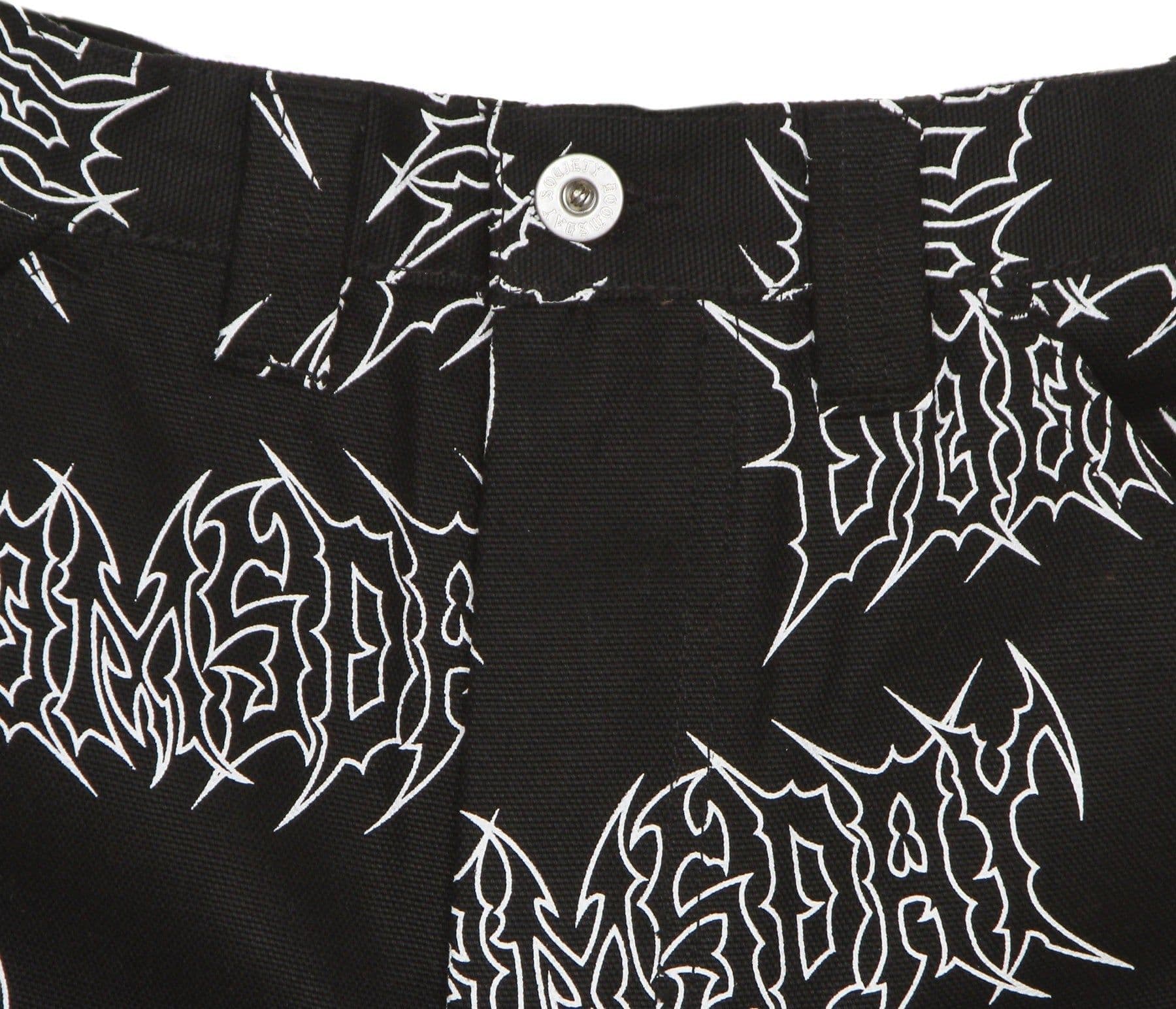 DOOMSDAY Pantalone Lungo Uomo Graffpunk Canvas Pant Black da uomo in Pantaloni Drestige - Casamassima, commercioVirtuoso.it
