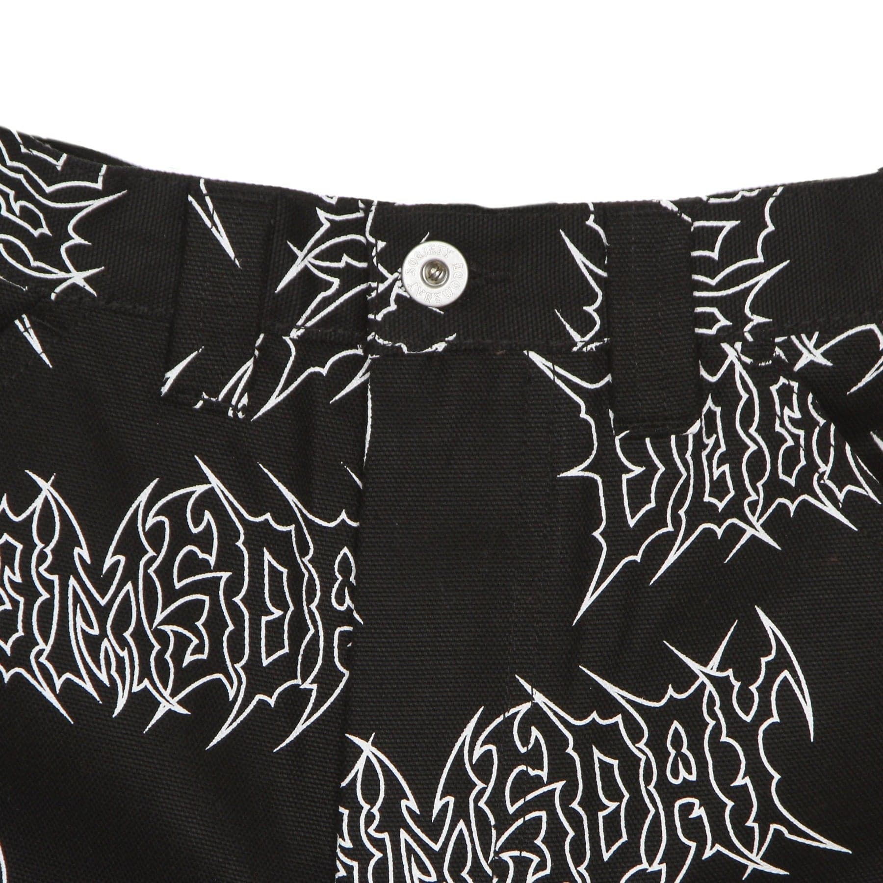 DOOMSDAY Pantalone Lungo Uomo Graffpunk Canvas Pant Black da uomo in Pantaloni Drestige - Casamassima, commercioVirtuoso.it