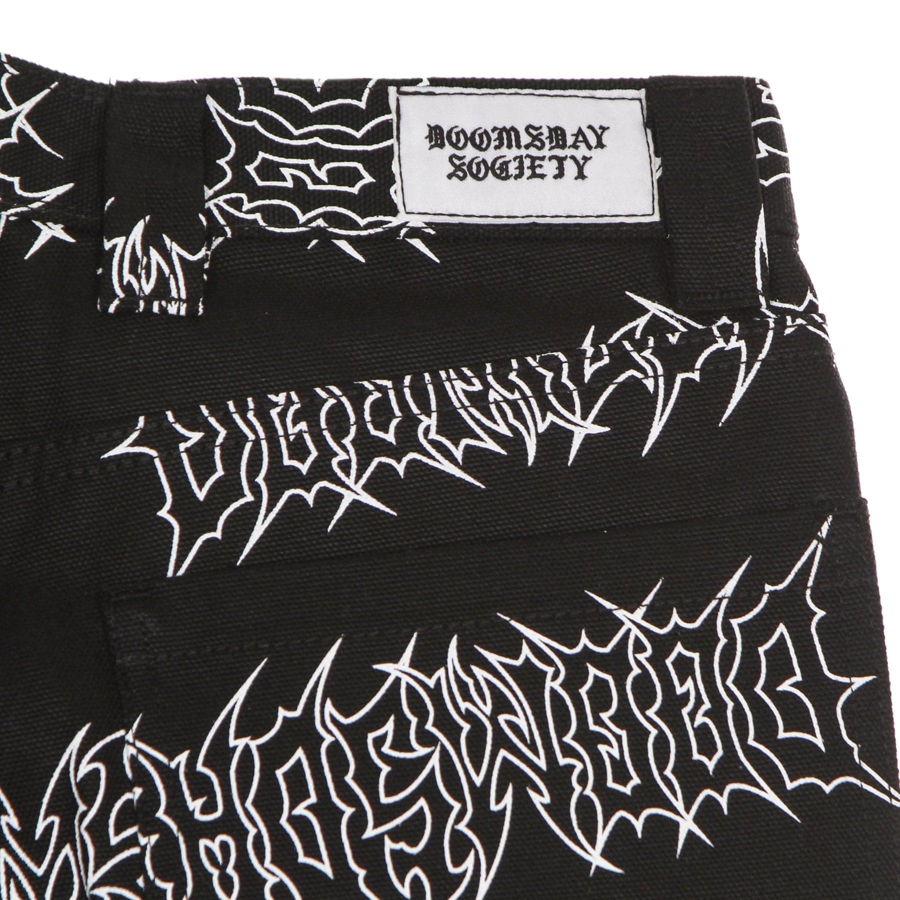 DOOMSDAY Pantalone Lungo Uomo Graffpunk Canvas Pant Black da uomo in Pantaloni Drestige - Casamassima, commercioVirtuoso.it