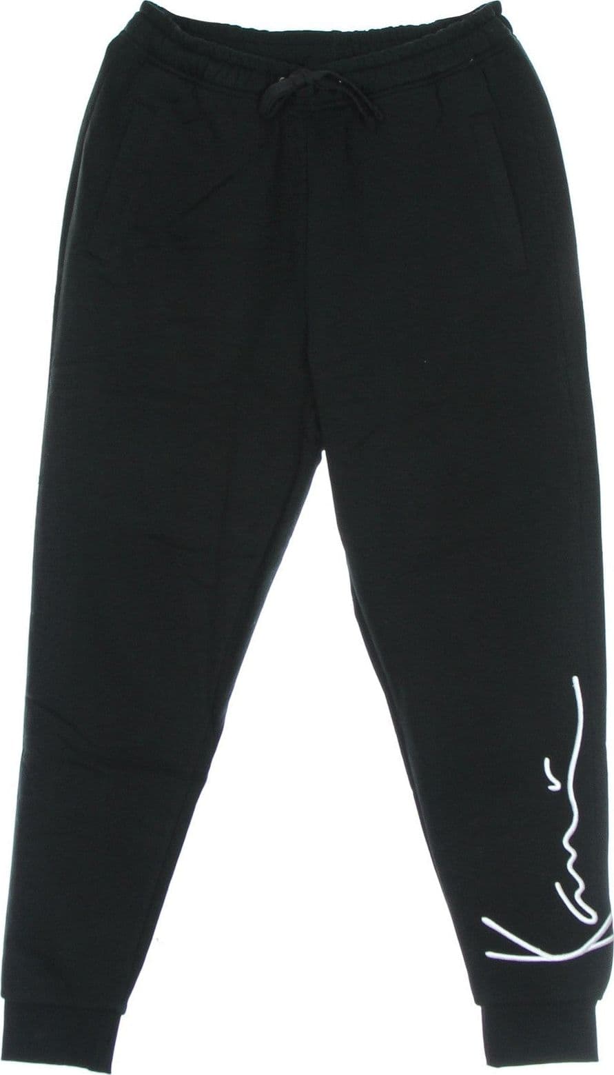 KARL KANI Pantalone Tuta Felpato Donna Signature Sweatpants Black da donna in Pantaloni Drestige - Casamassima, commercioVirtuoso.it