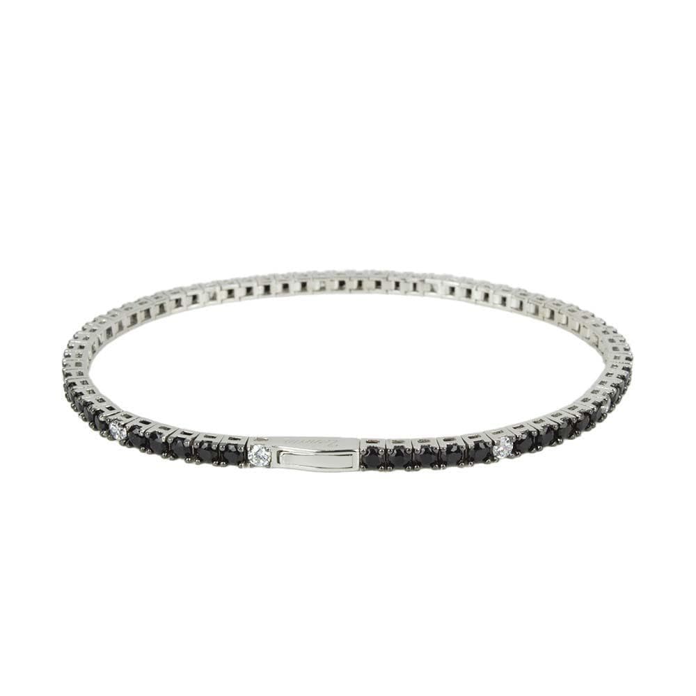 Zancan - Bracciale Tennis Zancan in Argento con Spinelli – Insignia 925 in Bracciali Alba Gioielli - Casoria, commercioVirtuoso.it