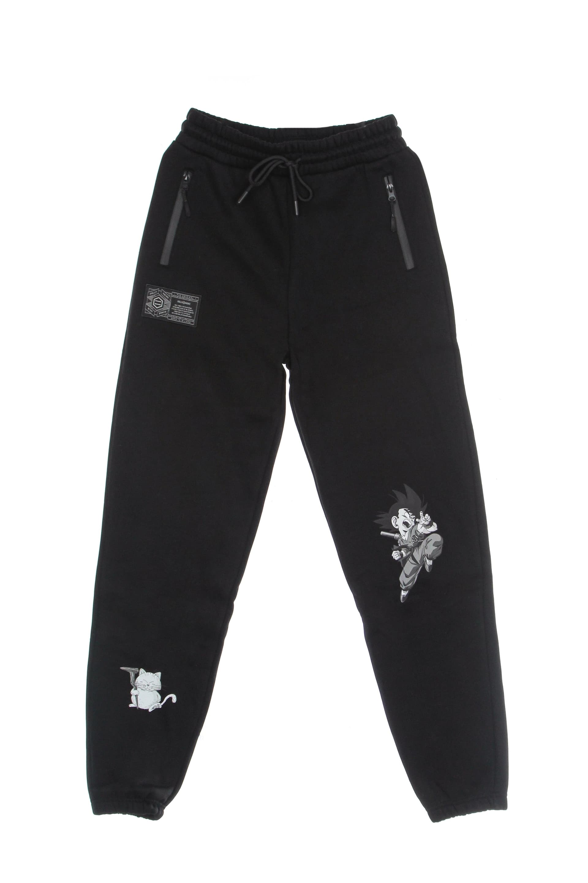 DOLLY NOIRE Pantalone Tuta Felpato Uomo Son Goku B/w Sweatpants X Dragon Ball Black da uomo in Pantaloni Drestige - Casamassima, commercioVirtuoso.it