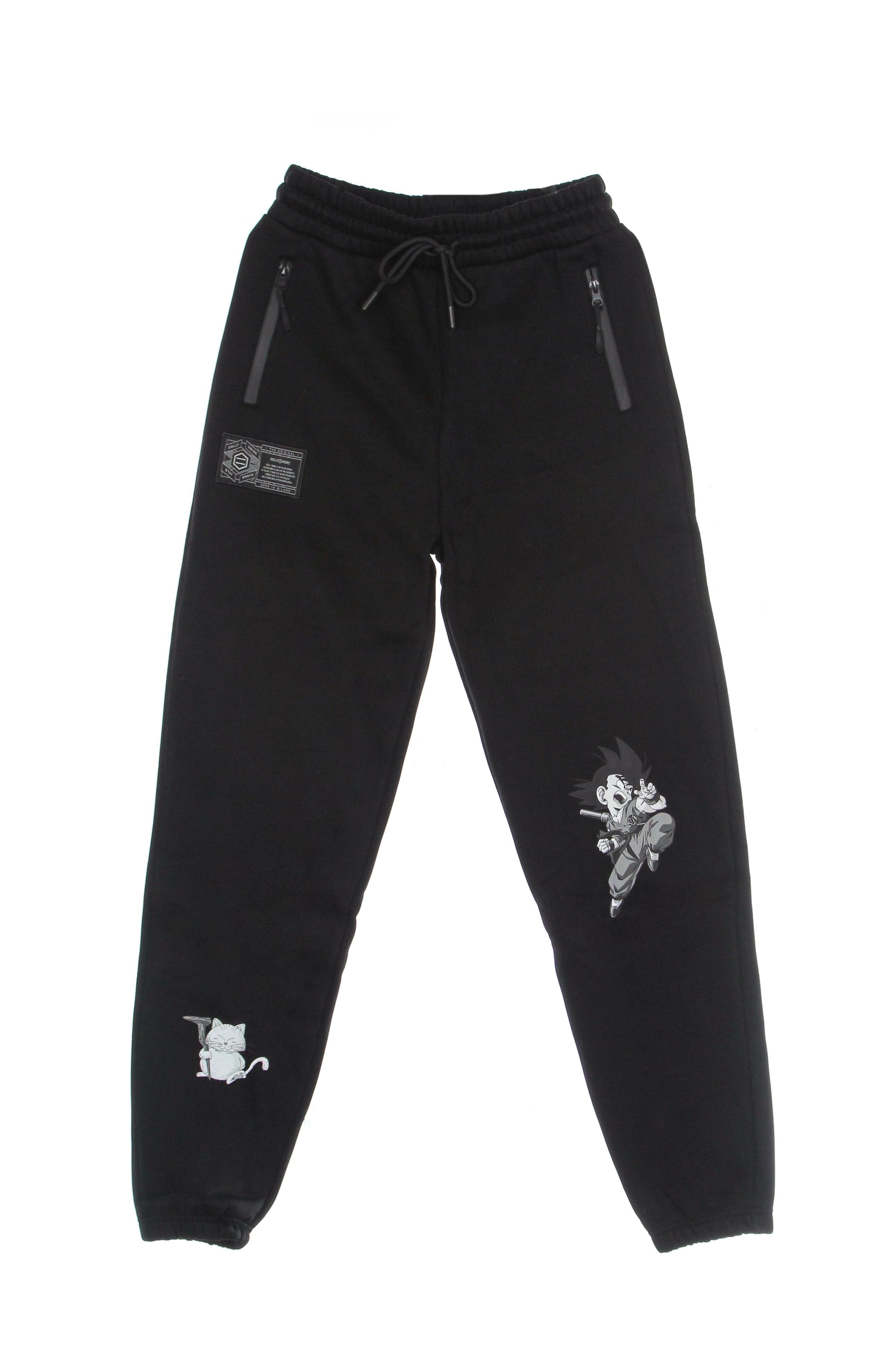 DOLLY NOIRE Pantalone Tuta Felpato Uomo Son Goku B/w Sweatpants X Dragon Ball Black da uomo in Pantaloni Drestige - Casamassima, commercioVirtuoso.it