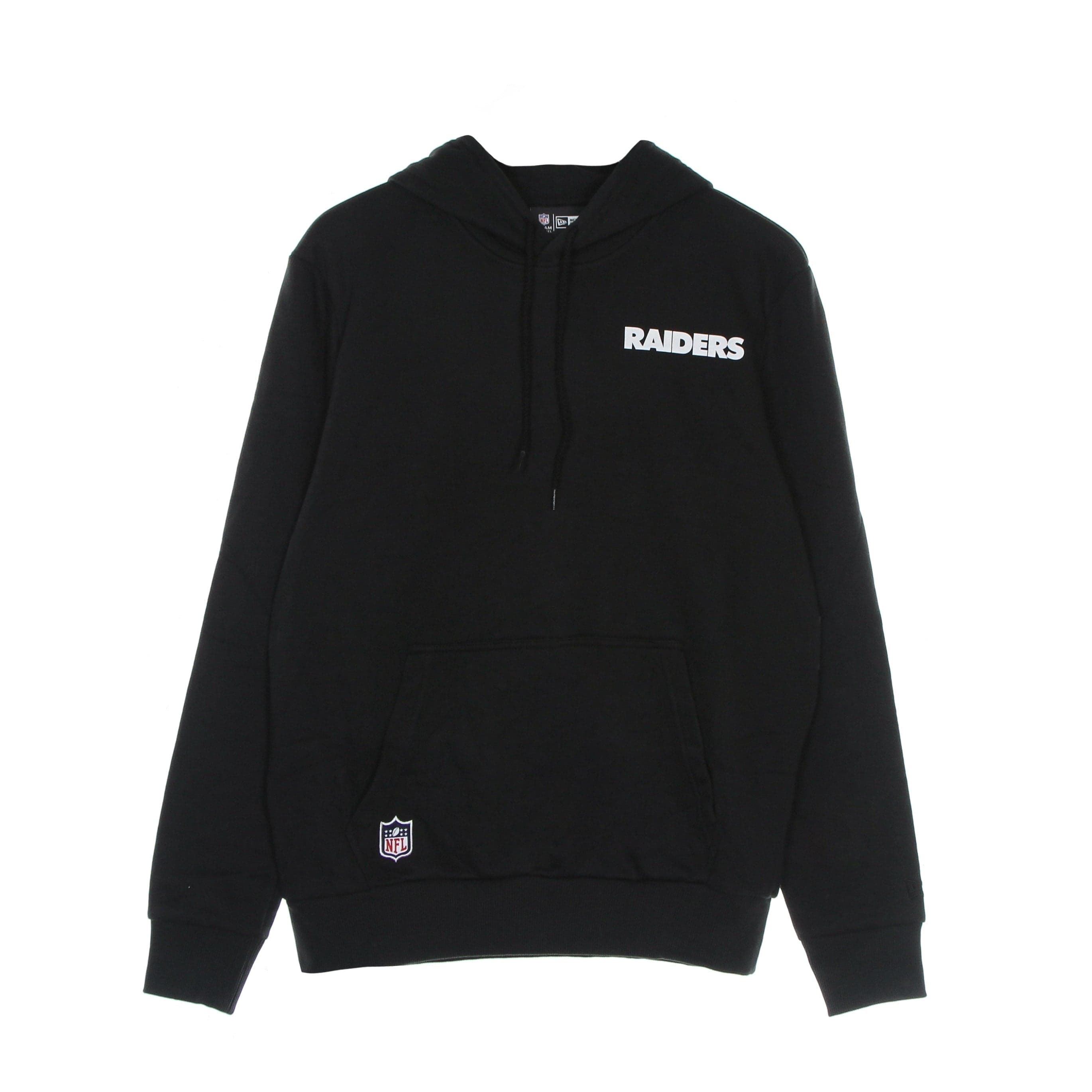 NEW ERA Felpa Cappuccio Uomo Nfl Outline Logo Po Hoodie Lasrai Black/white da uomo in Felpe con cappuccio Drestige - Casamassima, commercioVirtuoso.it
