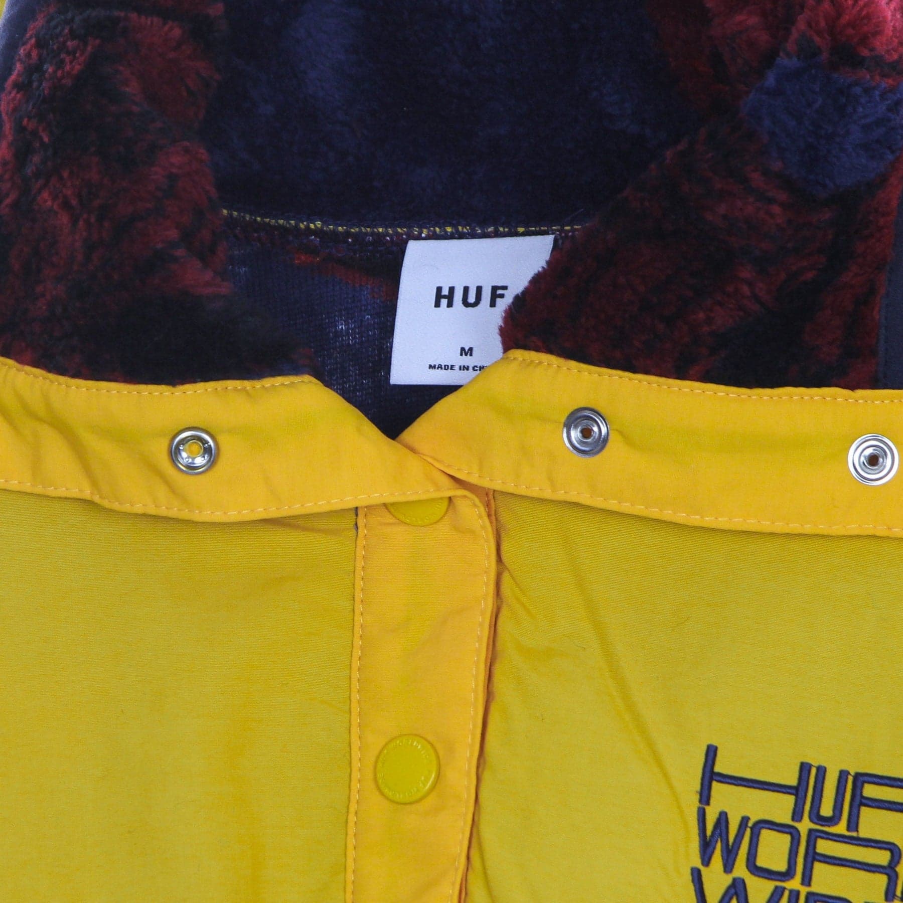 HUF Felpa Collo Alto Donna Sativa Sherpa Pullover Navy Blazer da donna in Felpe con cappuccio Drestige - Casamassima, commercioVirtuoso.it