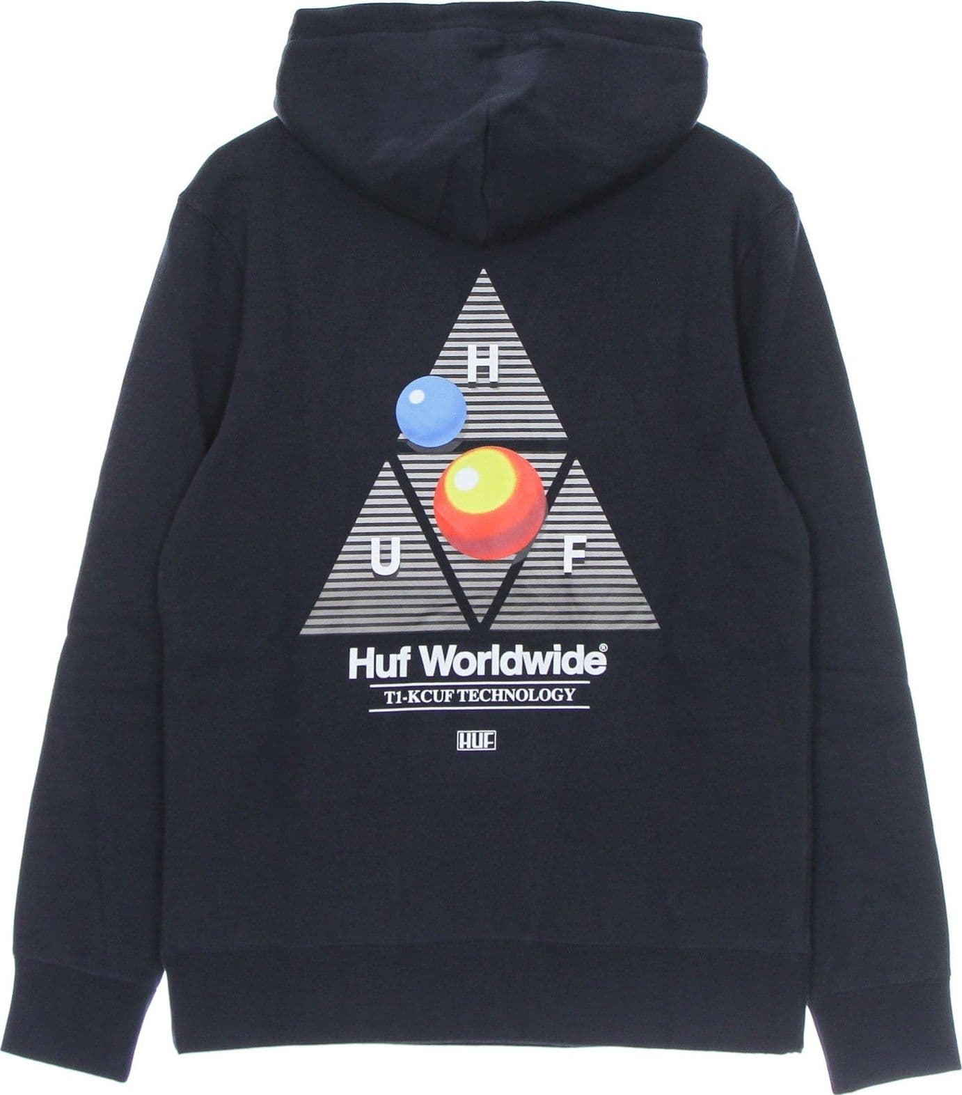 HUF Felpa Cappuccio Uomo Video Format Po Hoodie Navy Blazer da uomo in Felpe con cappuccio Drestige - Casamassima, commercioVirtuoso.it