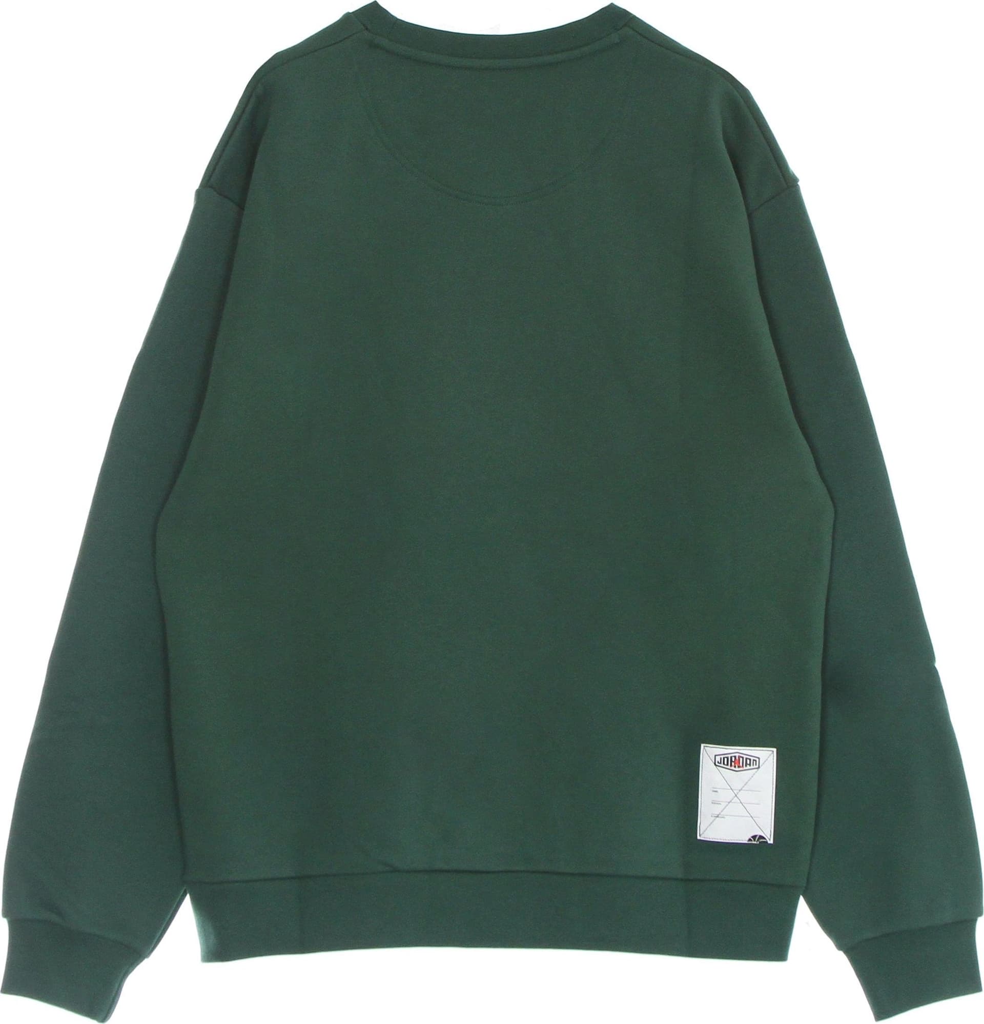 JORDAN Felpa Girocollo Uomo Sport Dna Hbr Fleece Crew Noble Green da uomo in Felpe senza cappuccio Drestige - Casamassima, commercioVirtuoso.it