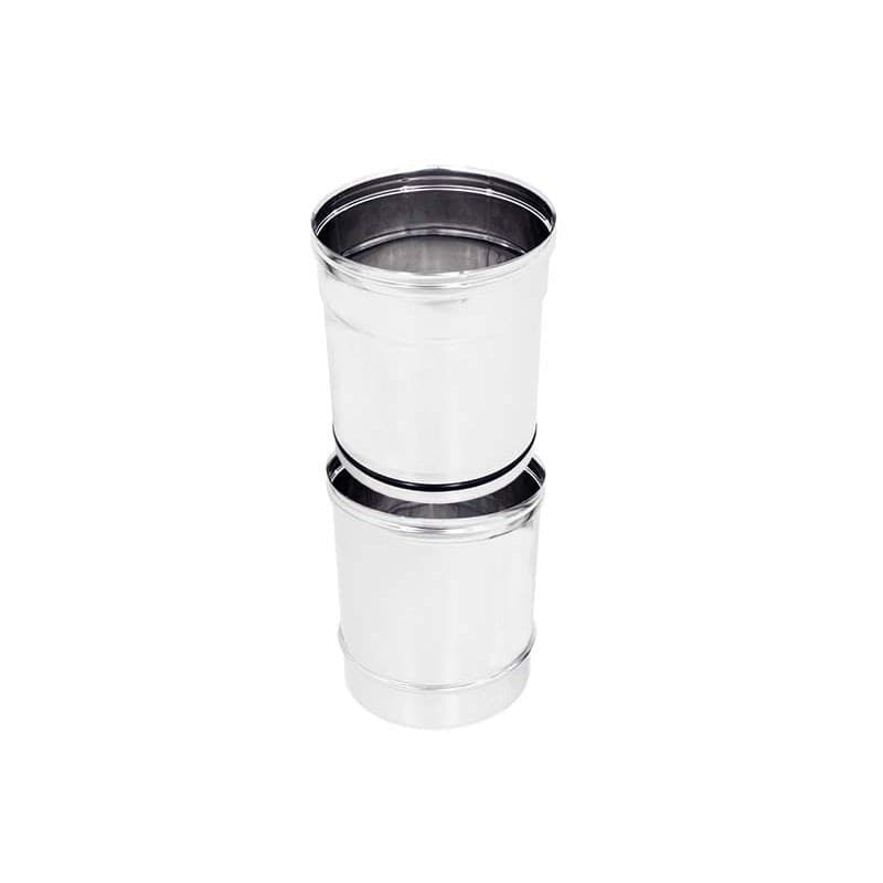 Tubo da 200mm in acciaio inox telescopico AISI 304 spessore 6/10 in Tubi di acciaio INOX Aloiserw.com - Altomonte, commercioVirtuoso.it