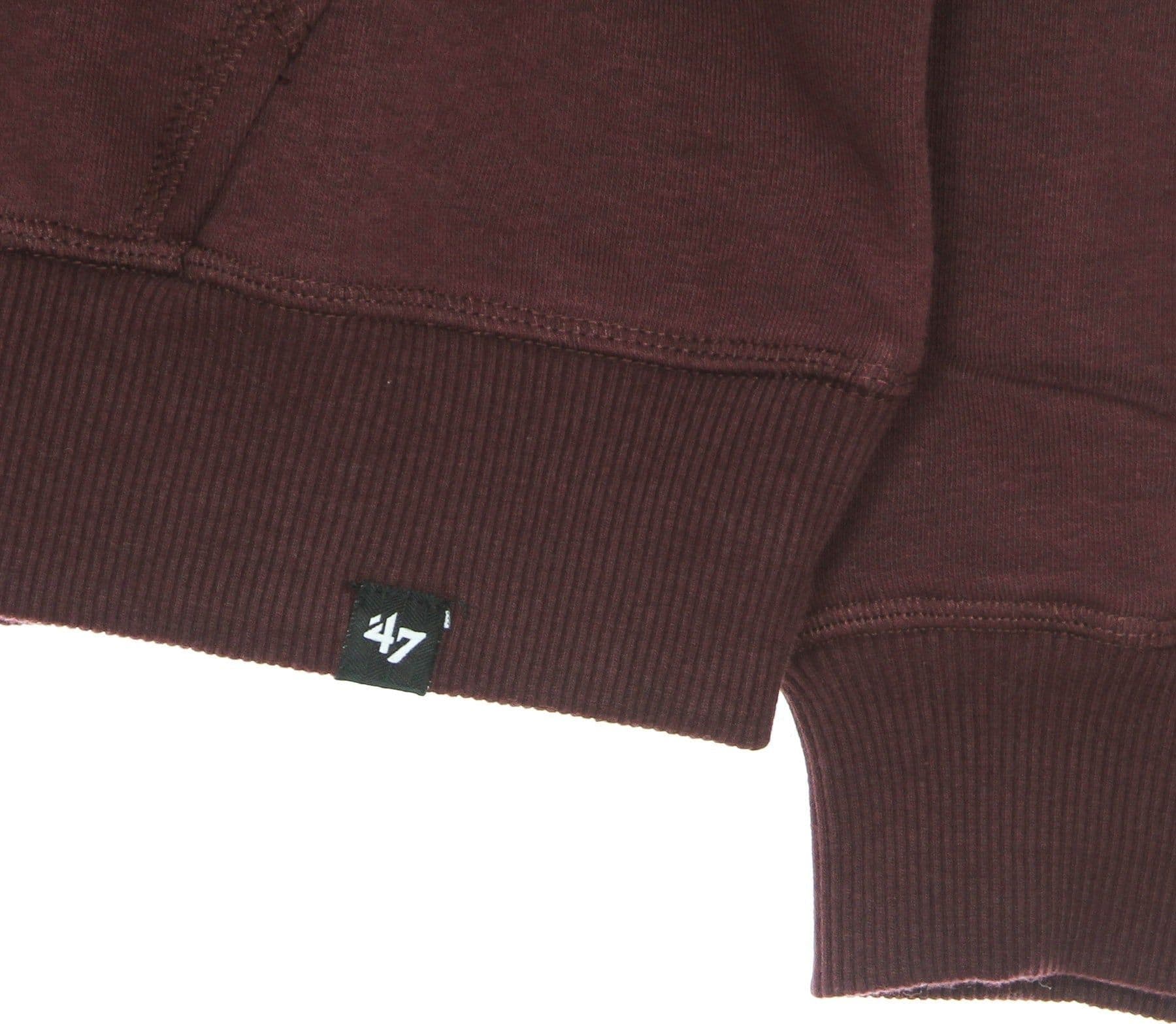 47 BRAND Felpa Cappuccio Uomo Mlb Imprint Burnside Hood Neyyan Dark Maroon da uomo in Felpe con cappuccio Drestige - Casamassima, commercioVirtuoso.it