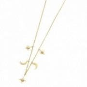 MARLU'-COLLANA LUNE E ROSA DEI VENTI PENDENTI PVD ORO in Collane Alba Gioielli - Casoria, commercioVirtuoso.it