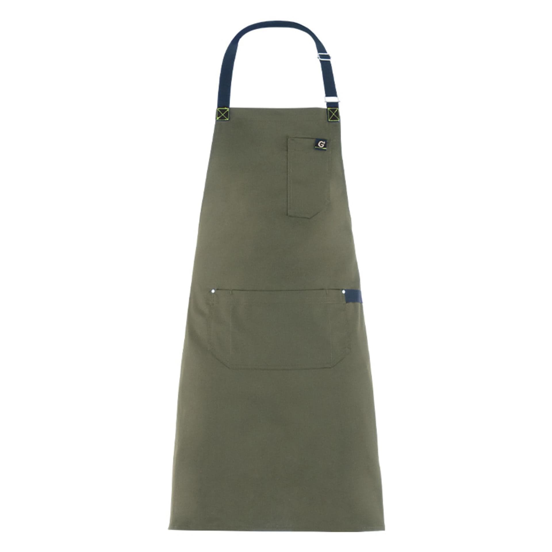 Grembiule Jersey Verde Militare Grembiule Cuoco Regolabile con Pettorina in Grembiuli da chef Dresswork - Como, commercioVirtuoso.it