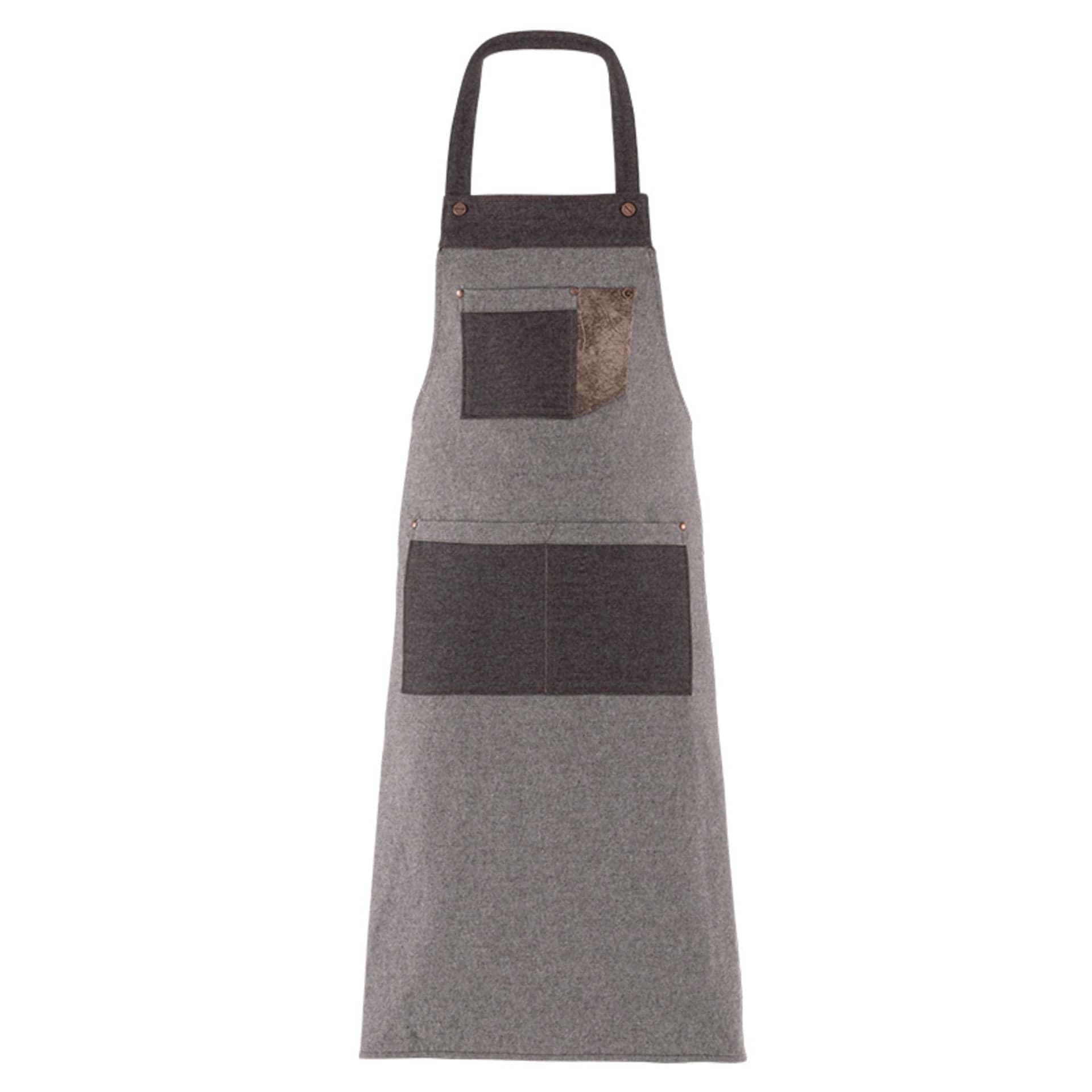 Grembiule Brooklin Marrone Grembiule Cameriere con Inserti in Grembiuli Dresswork - Como, commercioVirtuoso.it