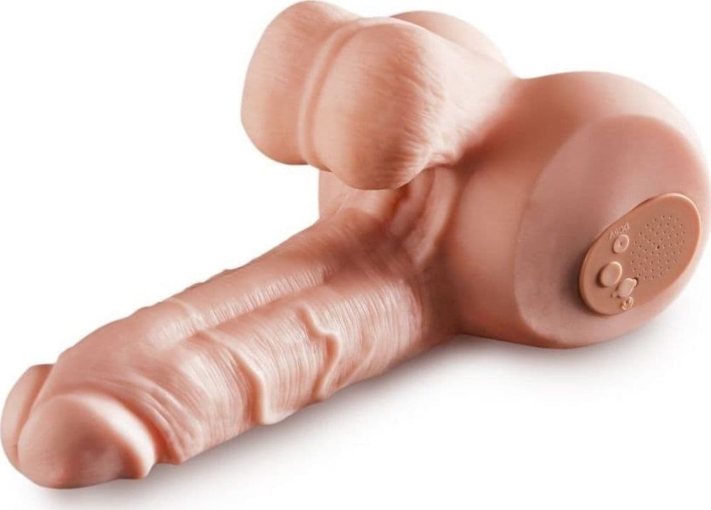 Dildo realistico vibrante masturbatore con testicoli 27cm in Dildo realistici Sexy Tentazioni - Siracusa, commercioVirtuoso.it