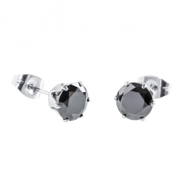 MARLU'-Orecchino lobo con zircone 7 mm