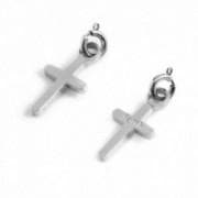 MARLù-CHARM ACCIAIO CROCE "FAITH" in Collane con ciondolo Alba Gioielli - Casoria, commercioVirtuoso.it