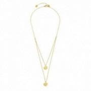 MARLU'-COLLANA DOPPIA CATENA CON PENDENTE CUORE ARCOBALENO PVD ORO in Collane Alba Gioielli - Casoria, commercioVirtuoso.it