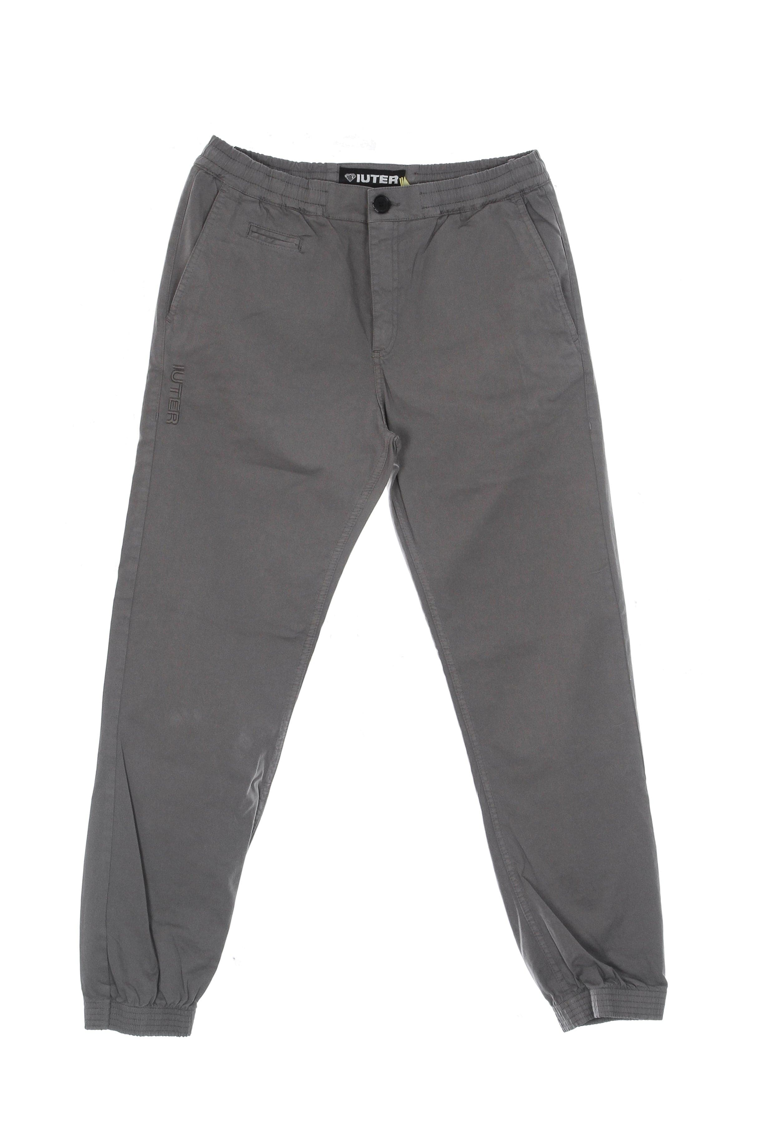 IUTER Pantalone Lungo Uomo Jogger Pant Dark Grey da uomo in Pantaloni Drestige - Casamassima, commercioVirtuoso.it