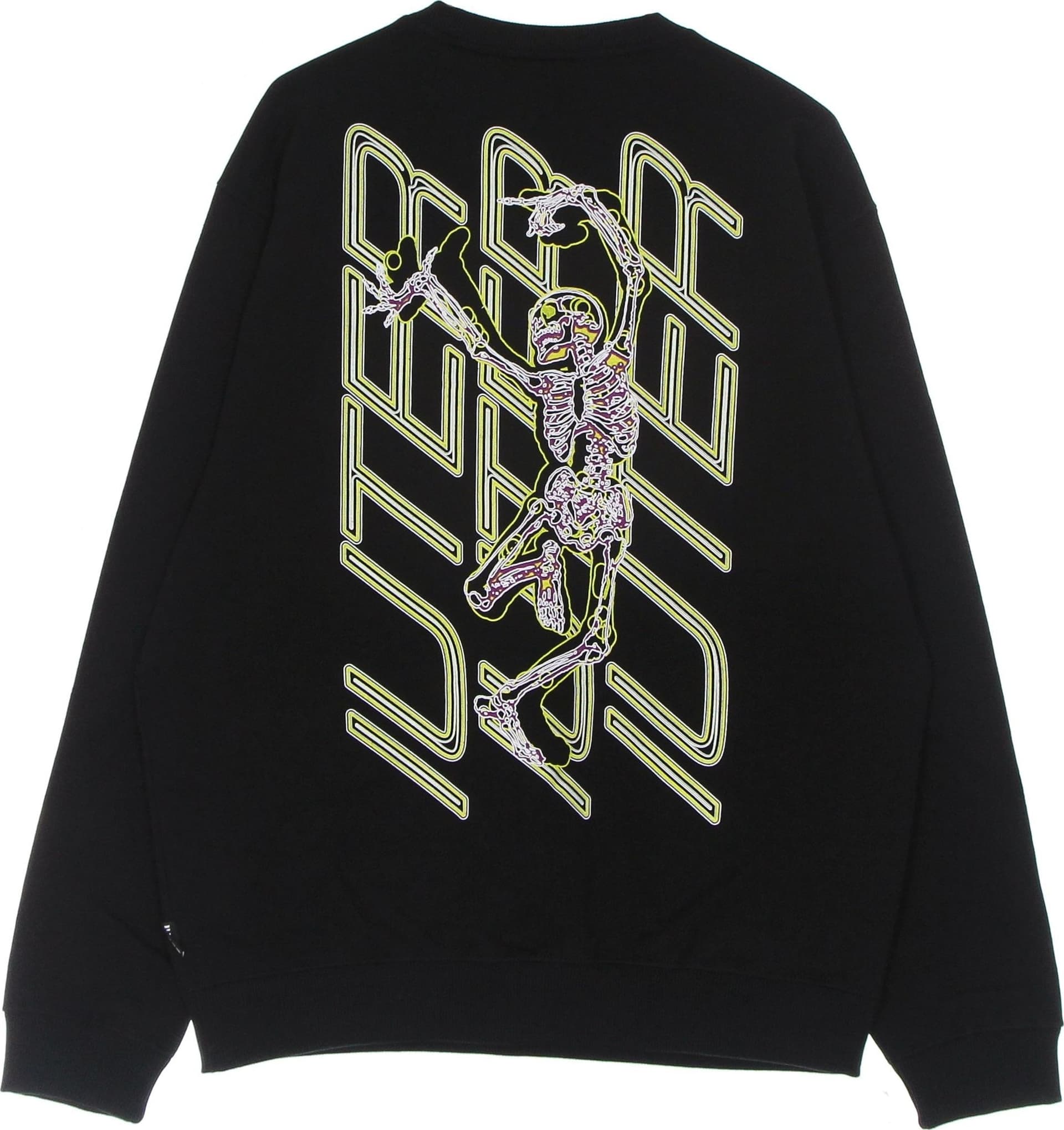 IUTER Felpa Girocollo Uomo Skeleton Crewneck Black da uomo in Felpe senza cappuccio Drestige - Casamassima, commercioVirtuoso.it