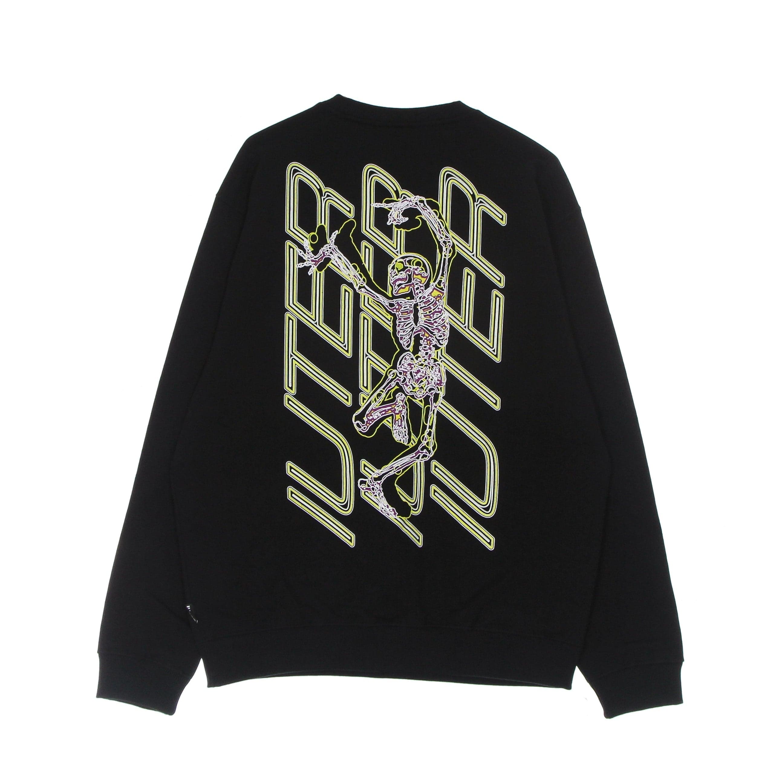 IUTER Felpa Girocollo Uomo Skeleton Crewneck Black da uomo in Felpe senza cappuccio Drestige - Casamassima, commercioVirtuoso.it