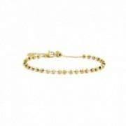 MARLU'-BRACCIALE CRISTALLI SFACETTATI PVD ORO