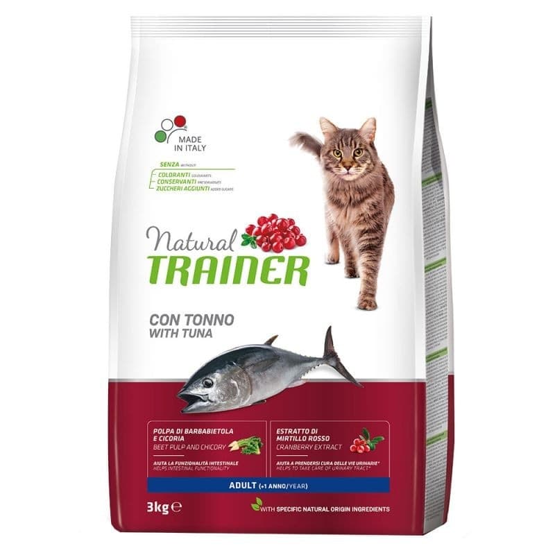 Natural Trainer Mantenimento mangime secco Gatti Adult tonno in Secco 101 Market - Poggibonsi, commercioVirtuoso.it