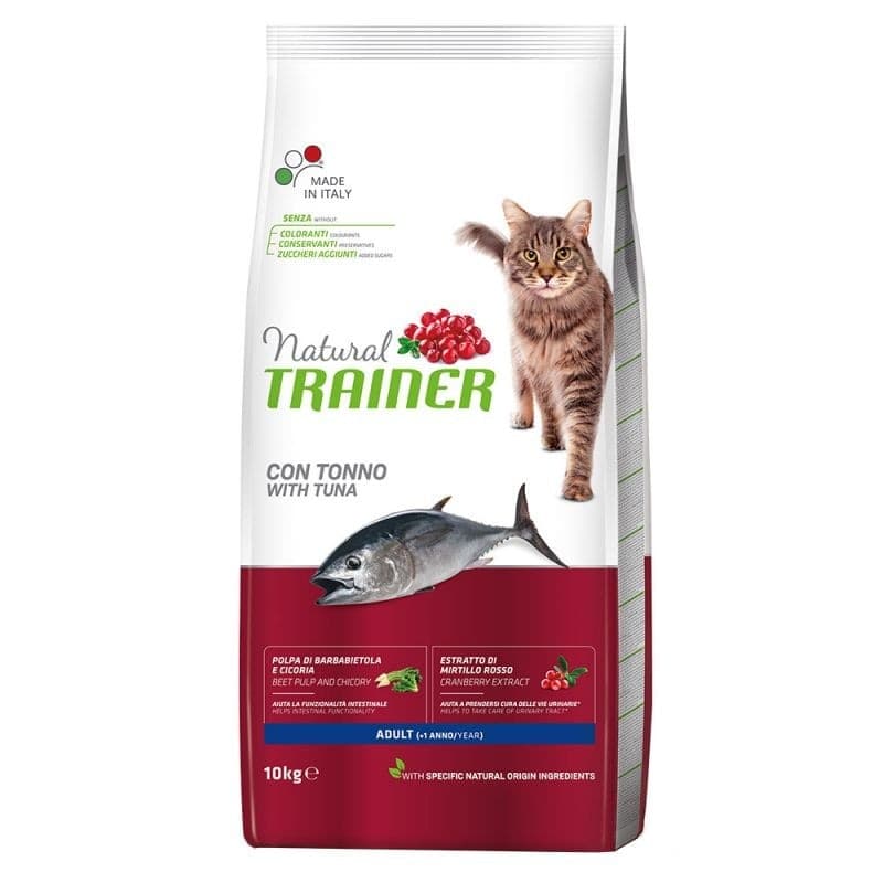 Natural Trainer Mantenimento mangime secco Gatti Adult tonno in Secco 101 Market - Poggibonsi, commercioVirtuoso.it