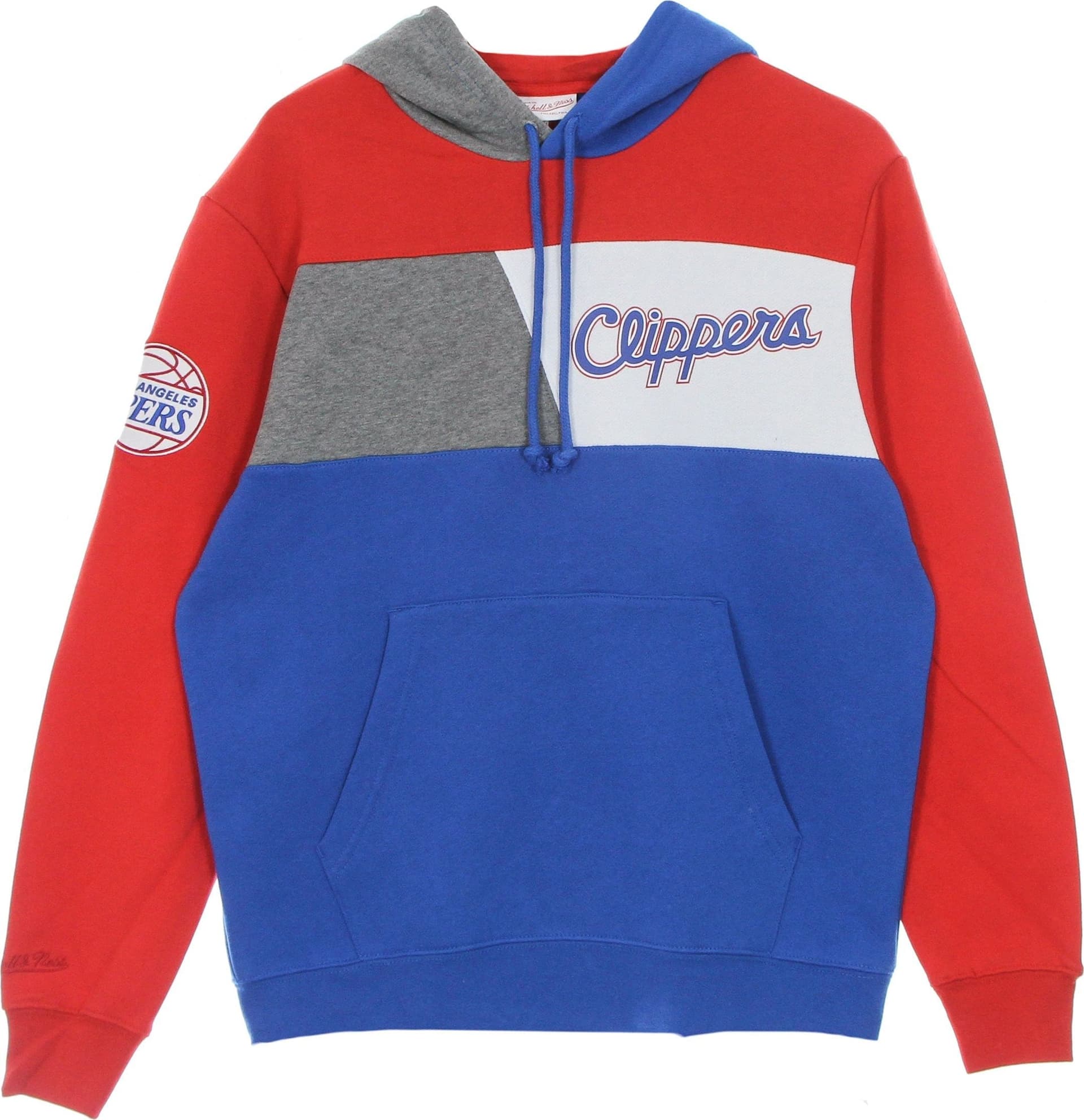 MITCHELL &amp; NESS Felpa Cappuccio Uomo Nba Color Blocked Fleece Hoodie Loscli Royal da uomo in Felpe con cappuccio Drestige - Casamassima, commercioVirtuoso.it