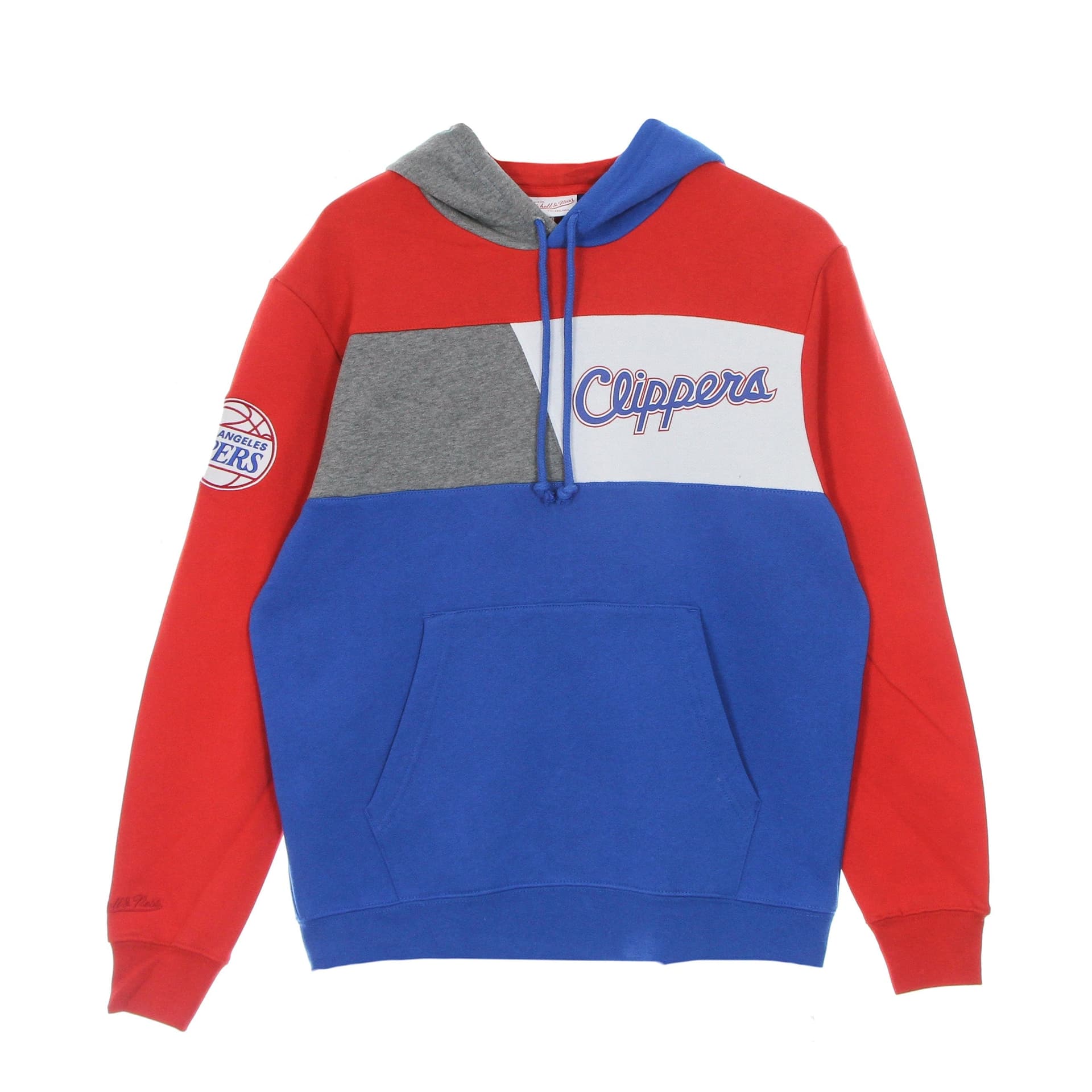MITCHELL &amp; NESS Felpa Cappuccio Uomo Nba Color Blocked Fleece Hoodie Loscli Royal da uomo in Felpe con cappuccio Drestige - Casamassima, commercioVirtuoso.it