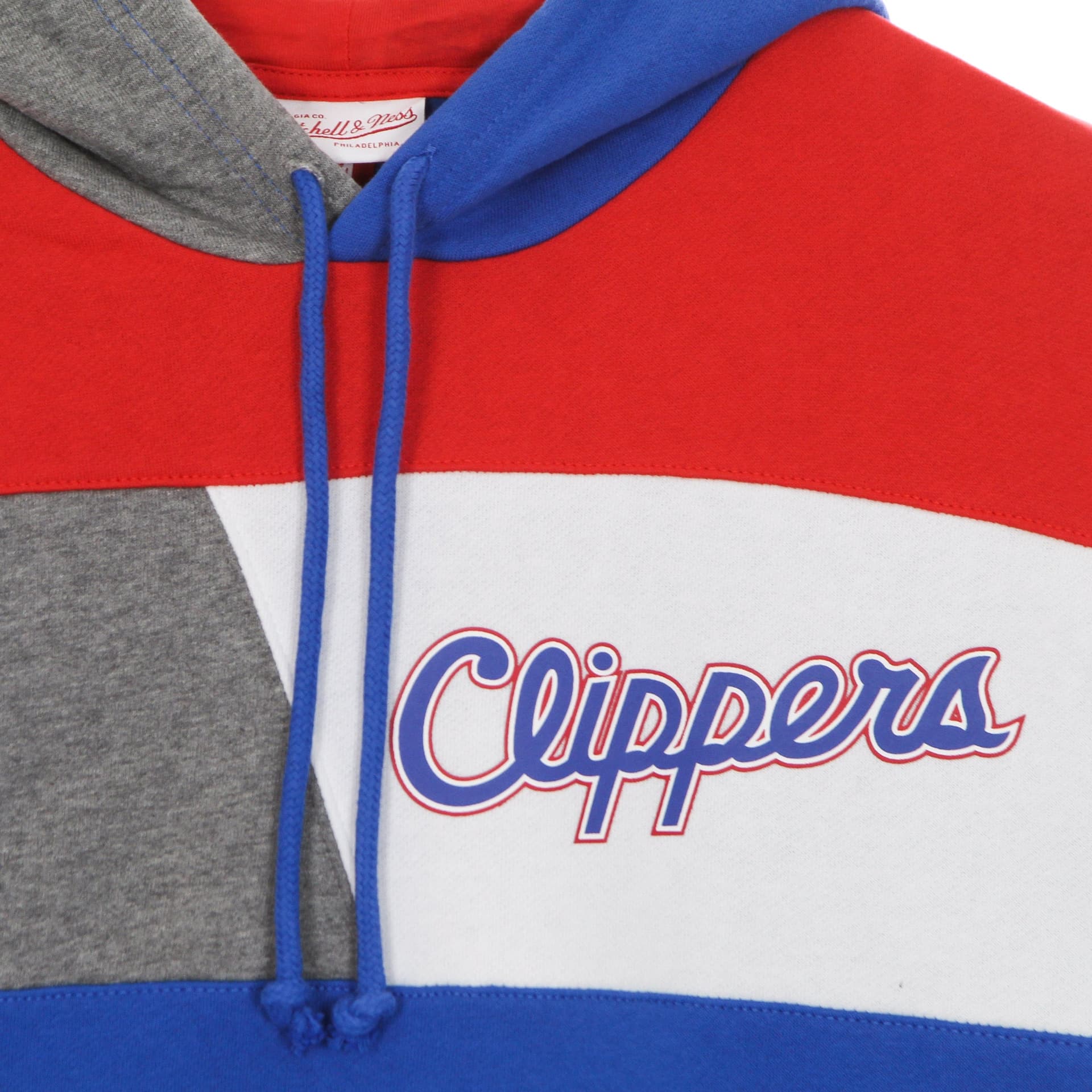 MITCHELL &amp; NESS Felpa Cappuccio Uomo Nba Color Blocked Fleece Hoodie Loscli Royal da uomo in Felpe con cappuccio Drestige - Casamassima, commercioVirtuoso.it
