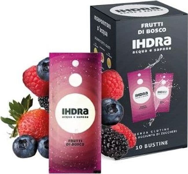 Ihdra Insaporitore Acqua Gusto Frutti Di Bosco Box Da 10 Bustine - 3