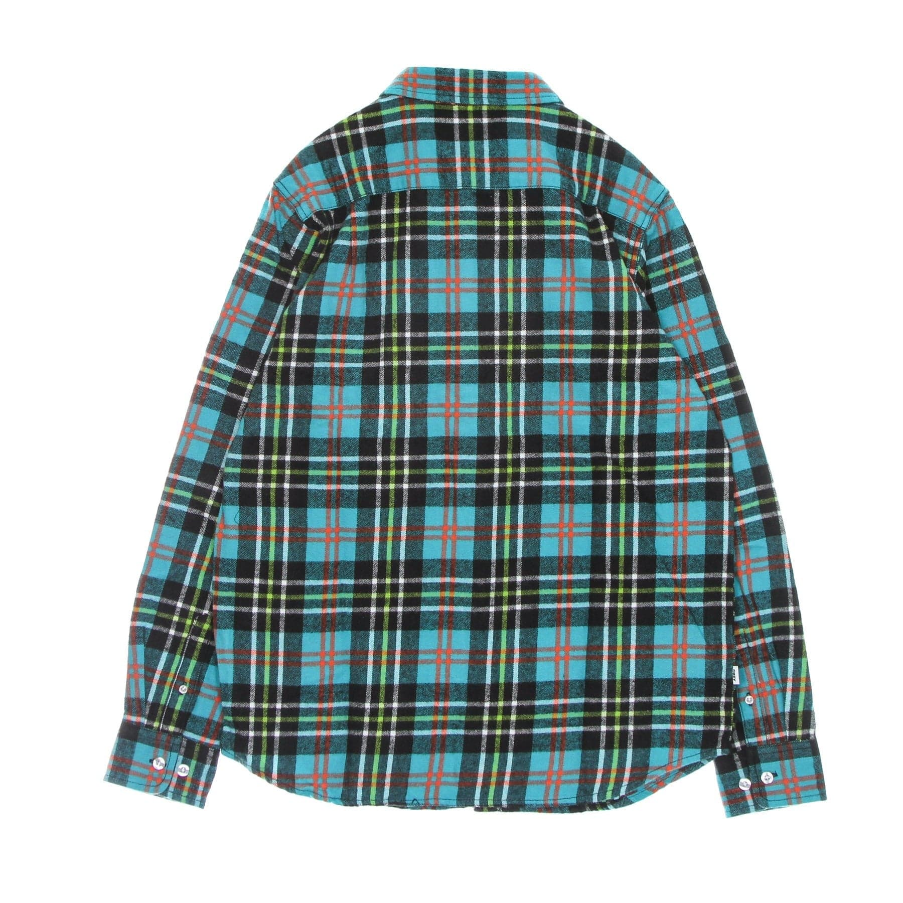 OBEY Camicia Manica Lunga Uomo Even L/s Woven Wovens Aqua Multi da uomo in Camicie casual Drestige - Casamassima, commercioVirtuoso.it