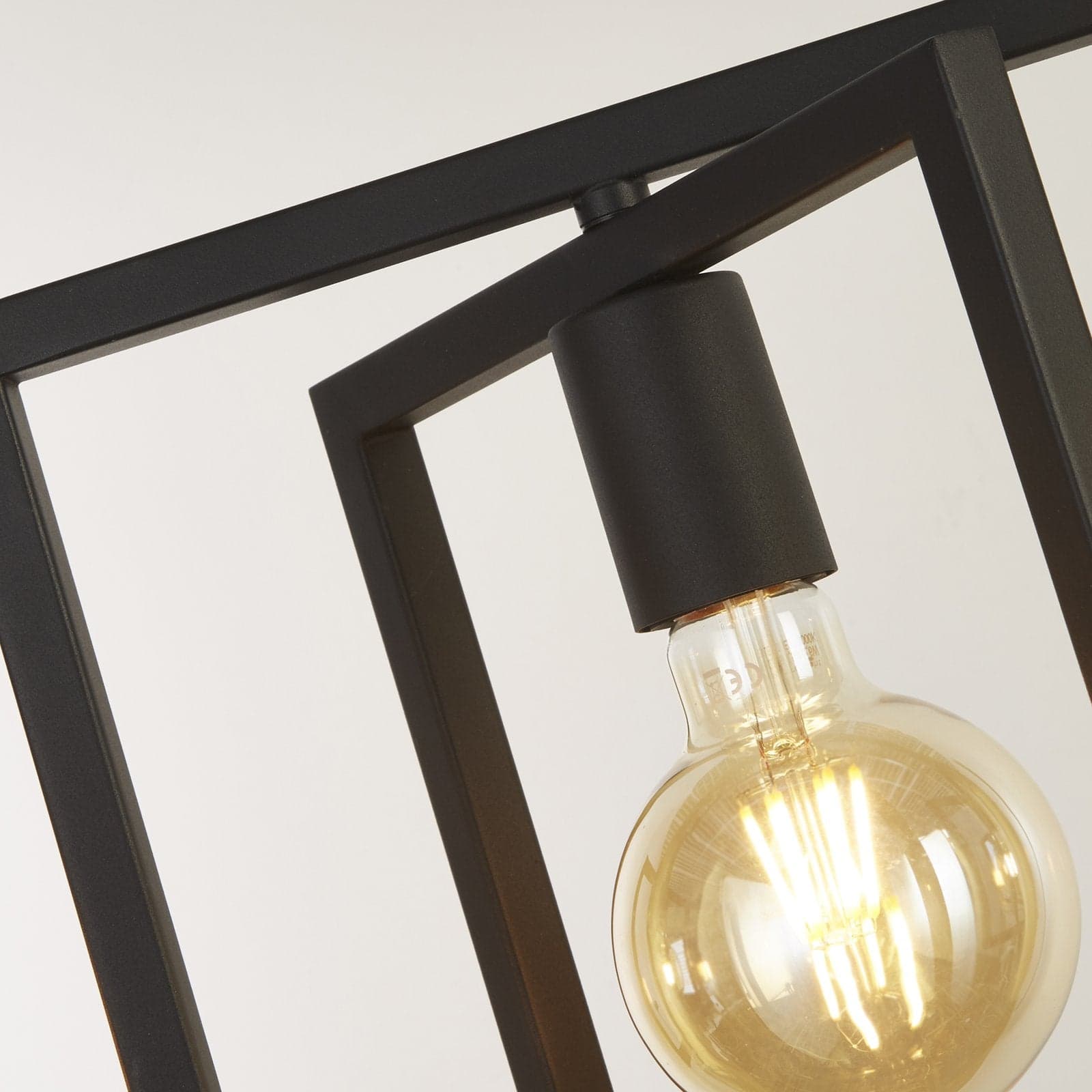 Lampadario Contemporaneo Plaza Acciaio Nero 4 Luci E27 in Lampade a sospensione LuceArt - Montecorvino Pugliano, commercioVirtuoso.it