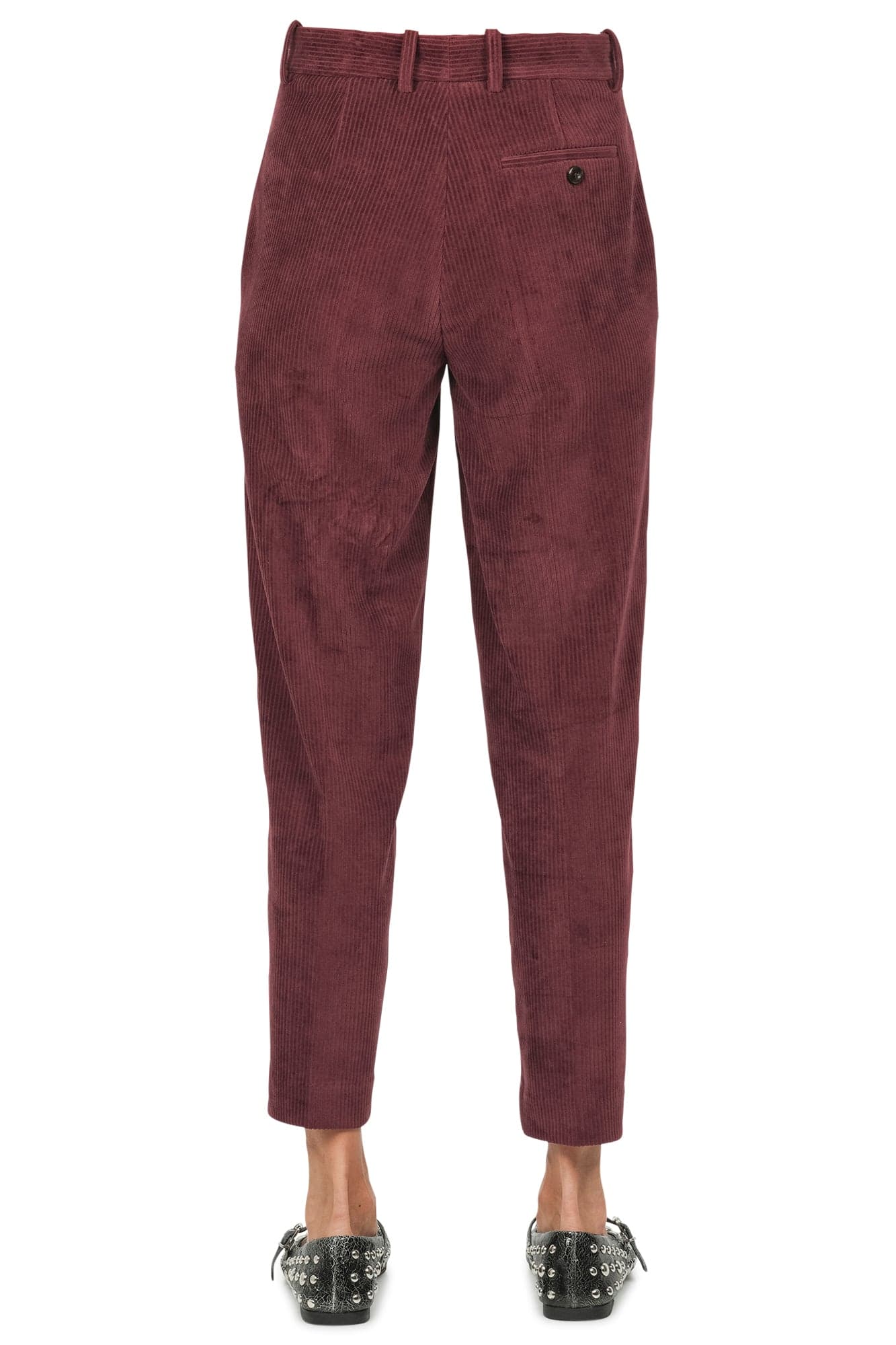 Circolo 1901 - Pantalone - 461259 - Bordeaux da donna in Pantaloni Drestige - Casamassima, commercioVirtuoso.it