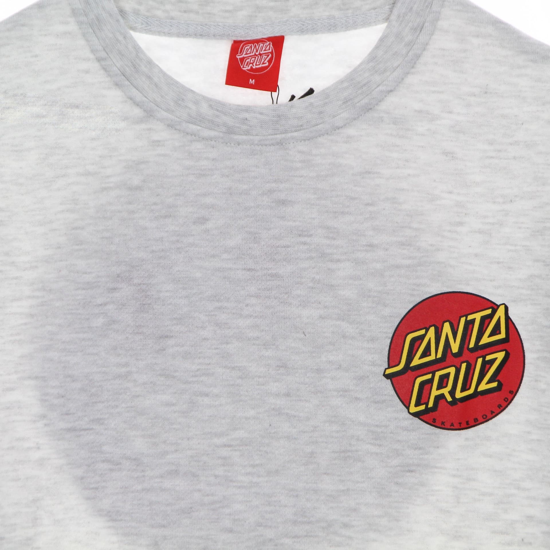 SANTA CRUZ Felpa Girocollo Uomo Classic Dot Chest Crew Athletic Heather da uomo in Felpe con cappuccio Drestige - Casamassima, commercioVirtuoso.it