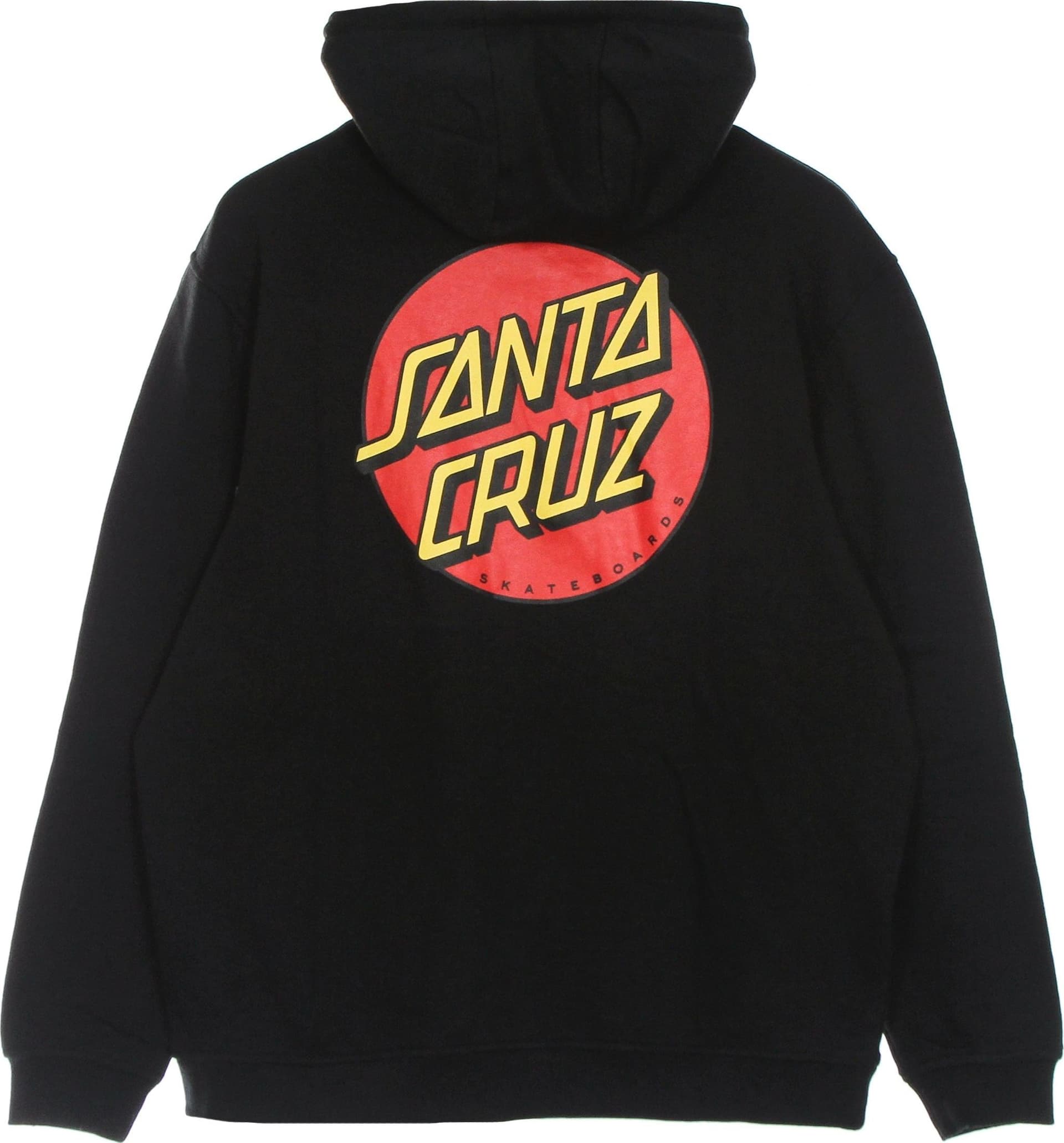 SANTA CRUZ Felpa Cappuccio Uomo Classic Dot Chest Hood Black da uomo in Felpe con cappuccio Drestige - Casamassima, commercioVirtuoso.it