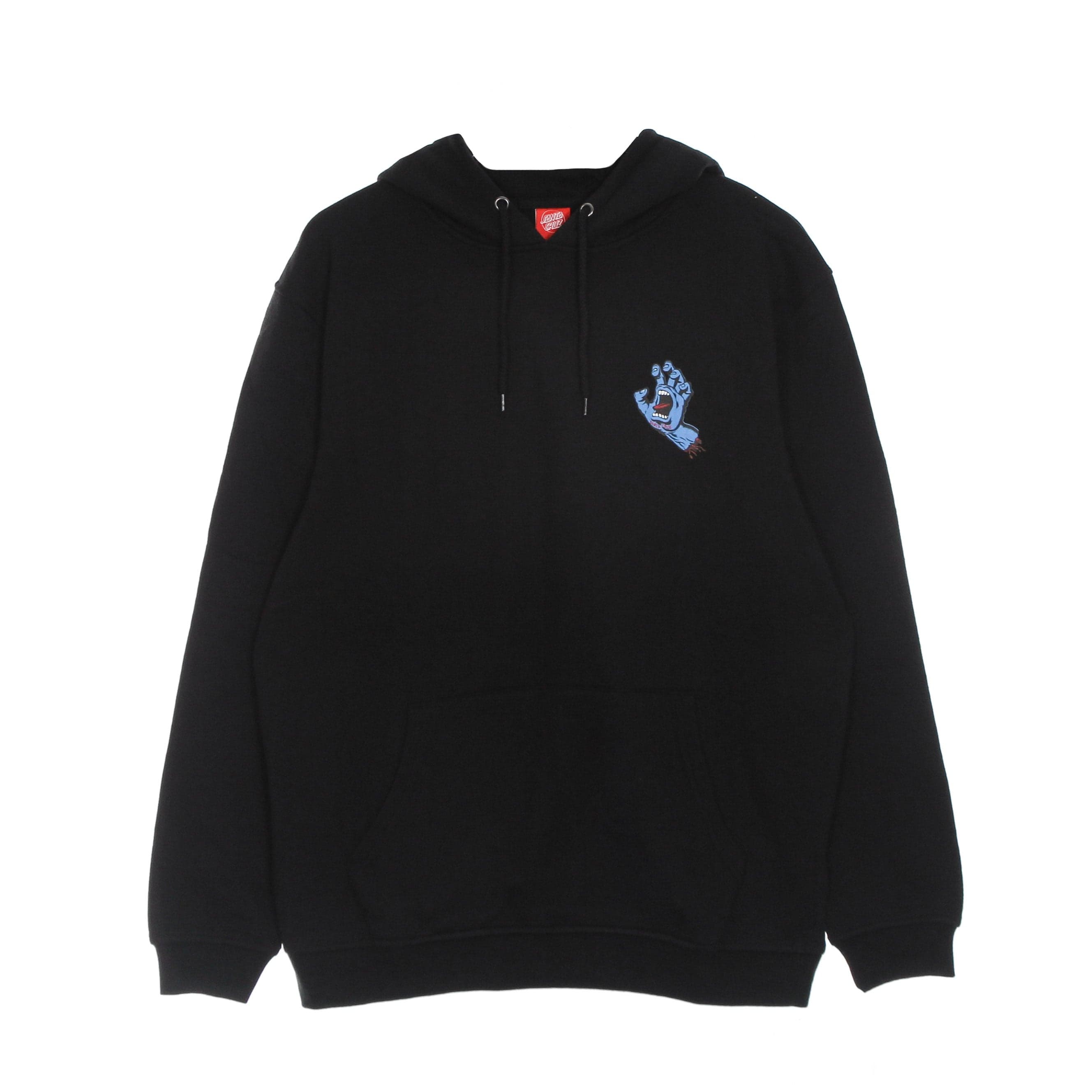 SANTA CRUZ Felpa Cappuccio Uomo Screaming Hand Chest Hood Black da uomo in Felpe con cappuccio Drestige - Casamassima, commercioVirtuoso.it