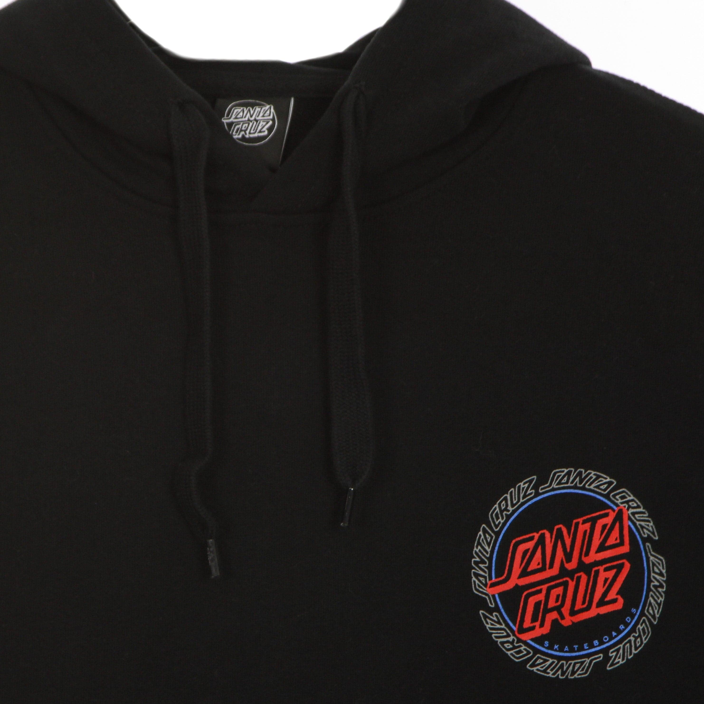 SANTA CRUZ Felpa Leggera Cappuccio Uomo Hollow Ring Dot Hood Black da uomo in Felpe con cappuccio Drestige - Casamassima, commercioVirtuoso.it
