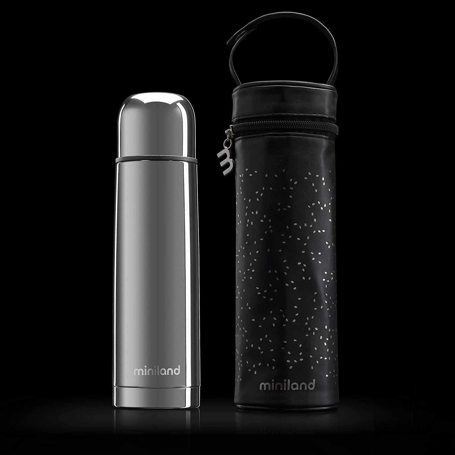 89255 - Miniland Thermos Deluxe Argento - 500 ml in Thermos per bibite Centro Bimbo - Siderno, commercioVirtuoso.it