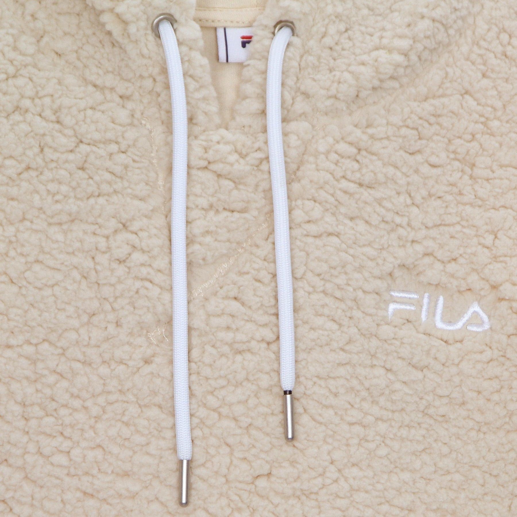FILA Felpa Cappuccio Donna Yule Sherpa Hoodie Brazilian Sand da donna in Felpe con cappuccio Drestige - Casamassima, commercioVirtuoso.it