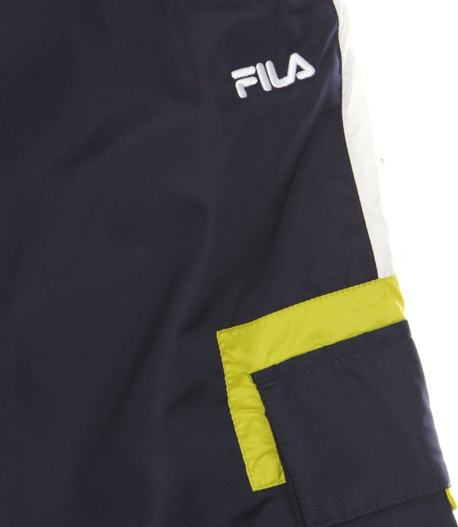 FILA Pantalone Tuta Donna Yvonne High Waist Woven Pants Black Iris/bright White/warm Olive da donna in Pantaloni sportivi Drestige - Casamassima, commercioVirtuoso.it