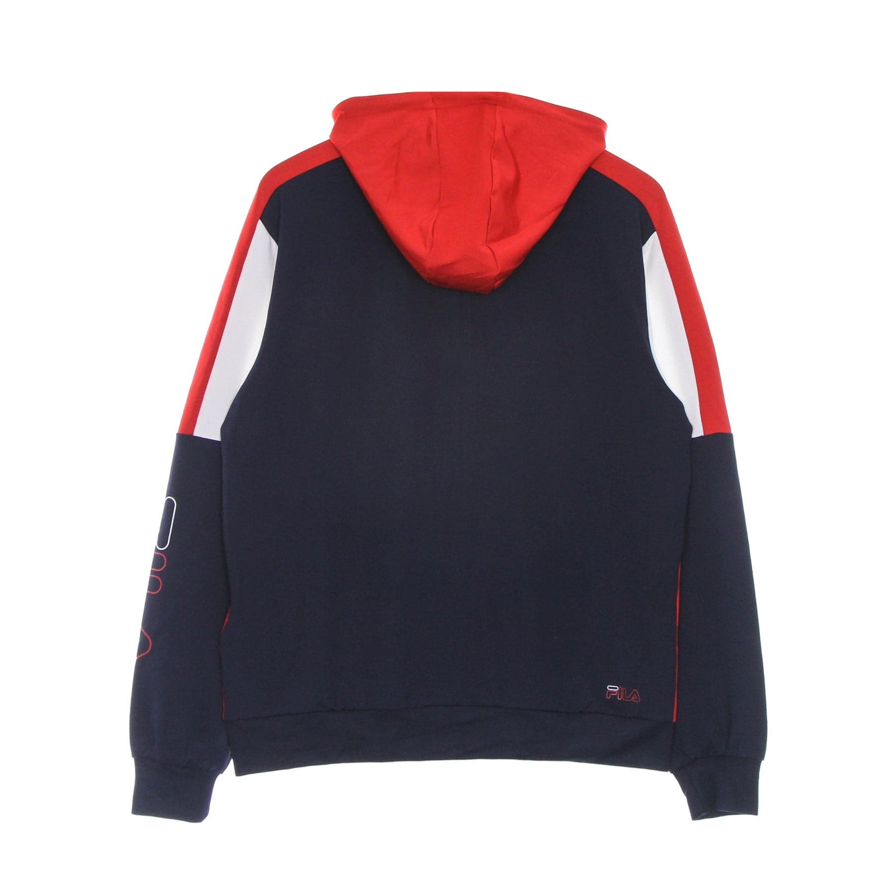 FILA Giacca Tuta Cappuccio Uomo Palti Hooded Jacket Black Iris/true Red/bright White da uomo in Felpe con cappuccio Drestige - Casamassima, commercioVirtuoso.it